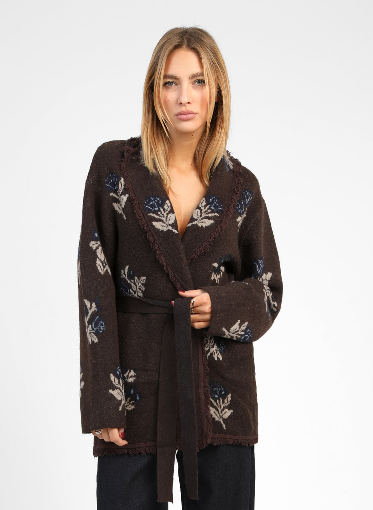 NAMALIA COFFEE-COLORED VEST