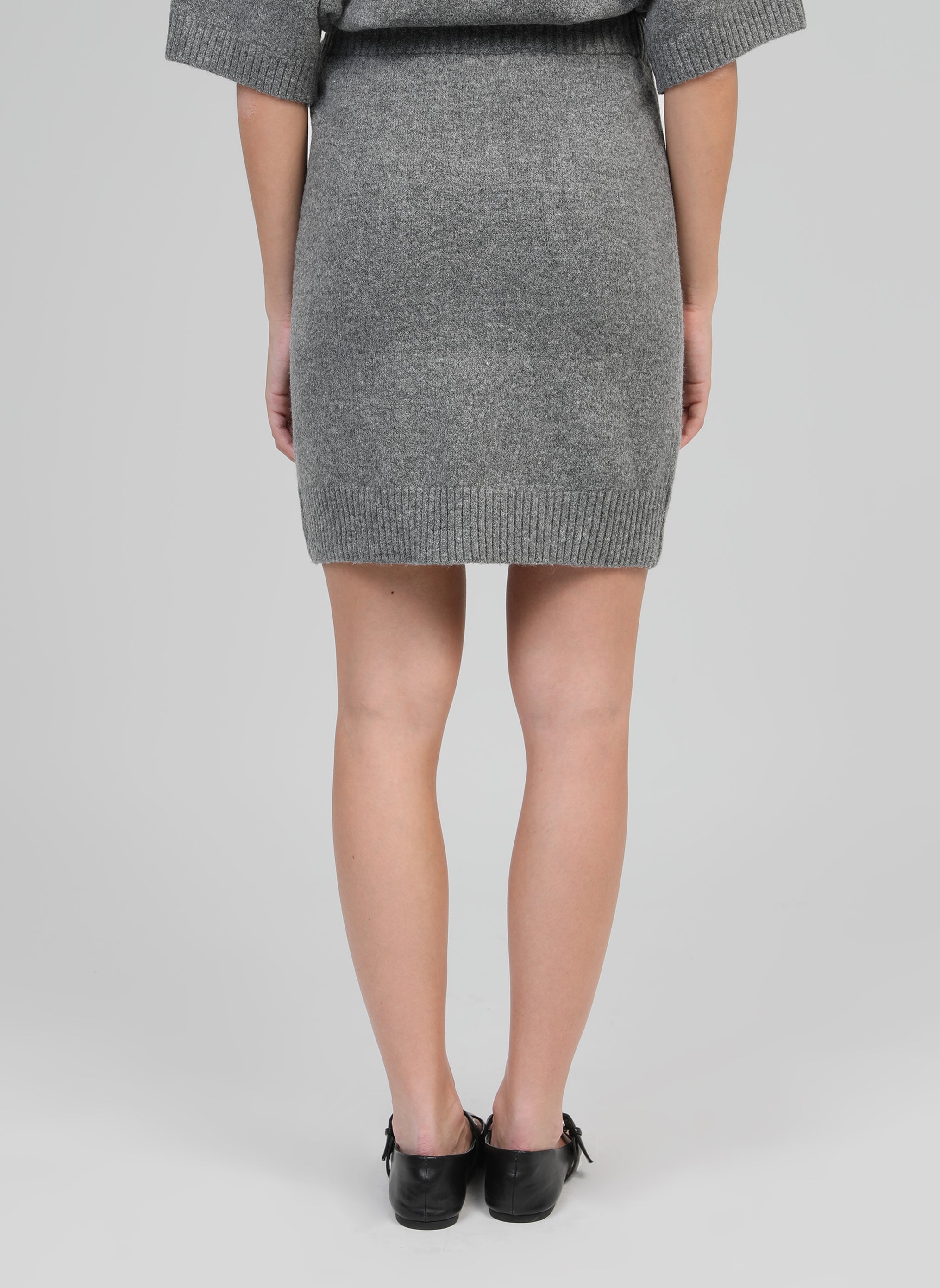 JUPE COURTE NAMINI gris