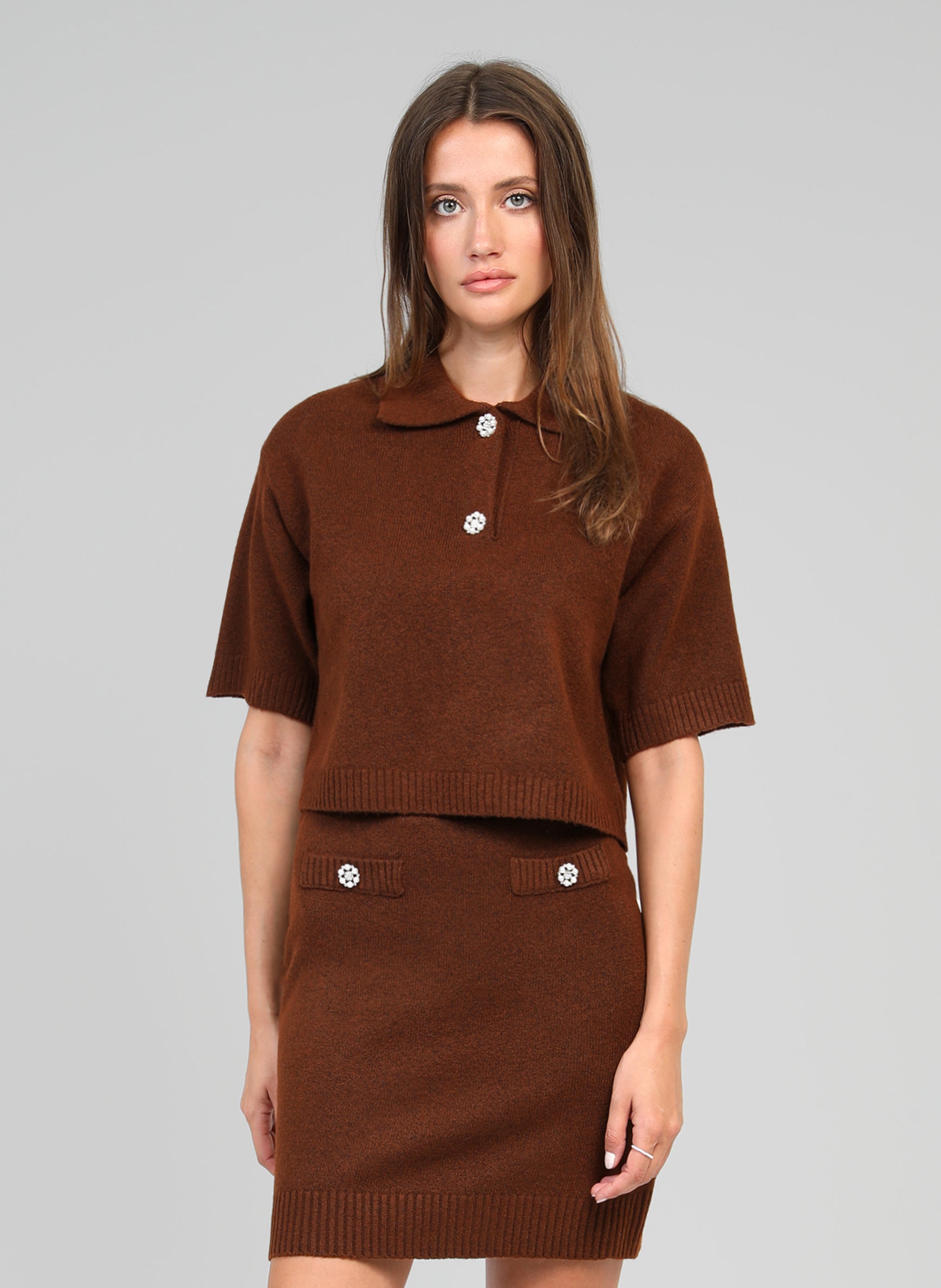 PULL NOREA marron