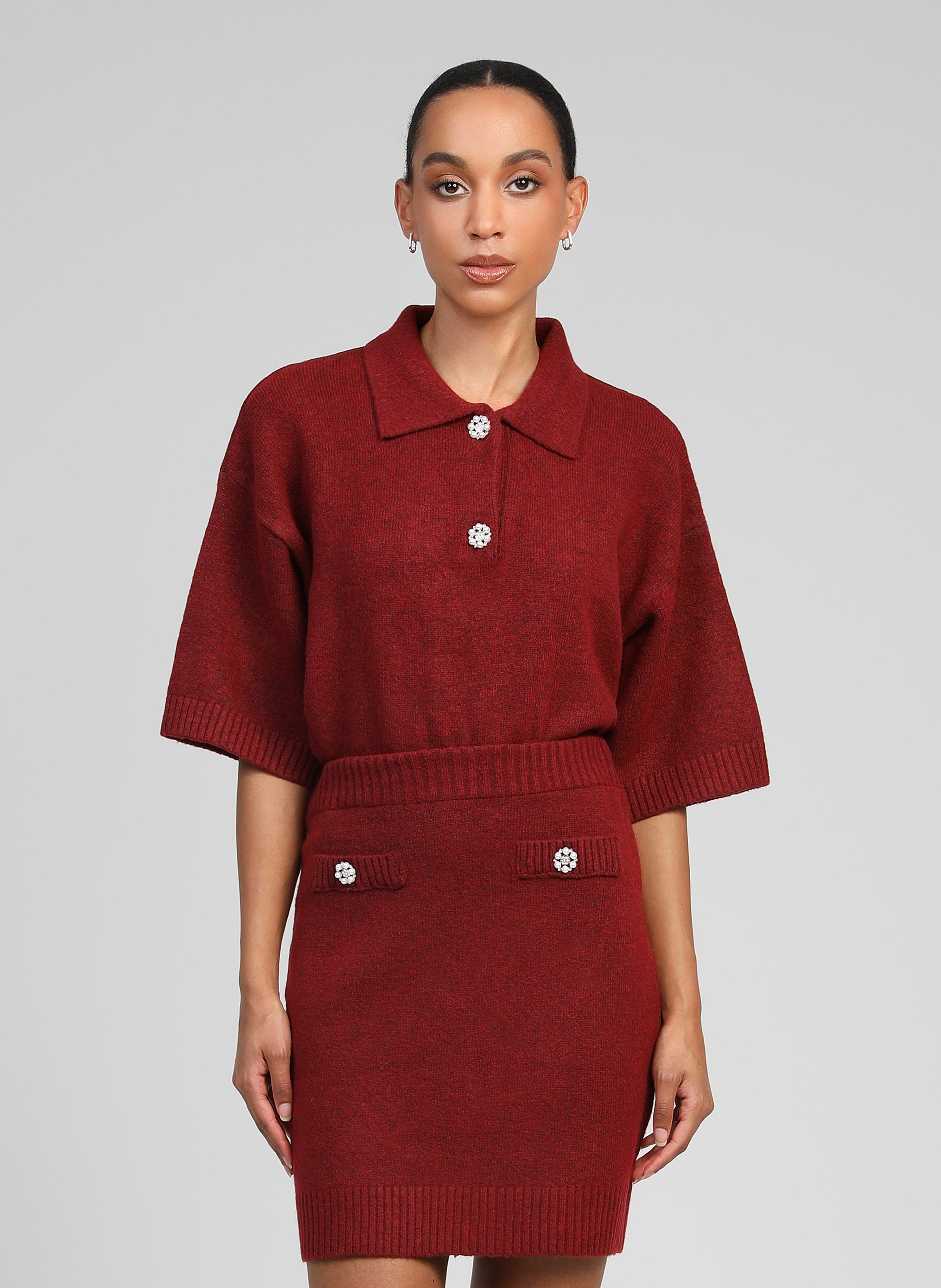 PULL NOREA framboise