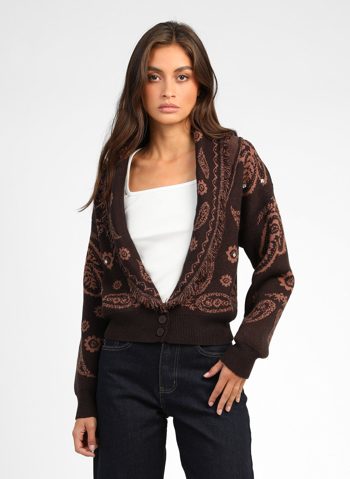 GILET NARIKA chocolat