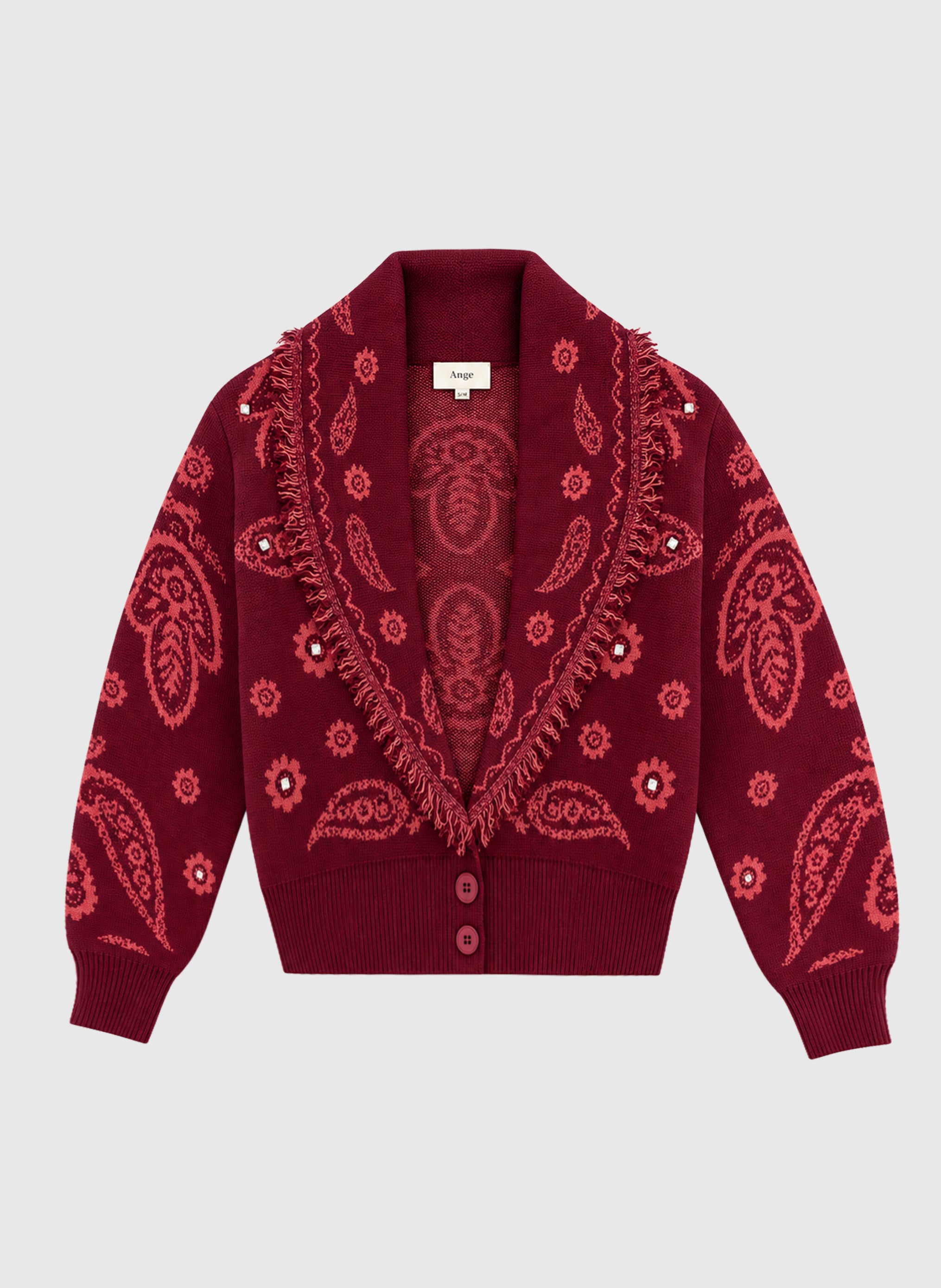 NARIKA VEST, garnet