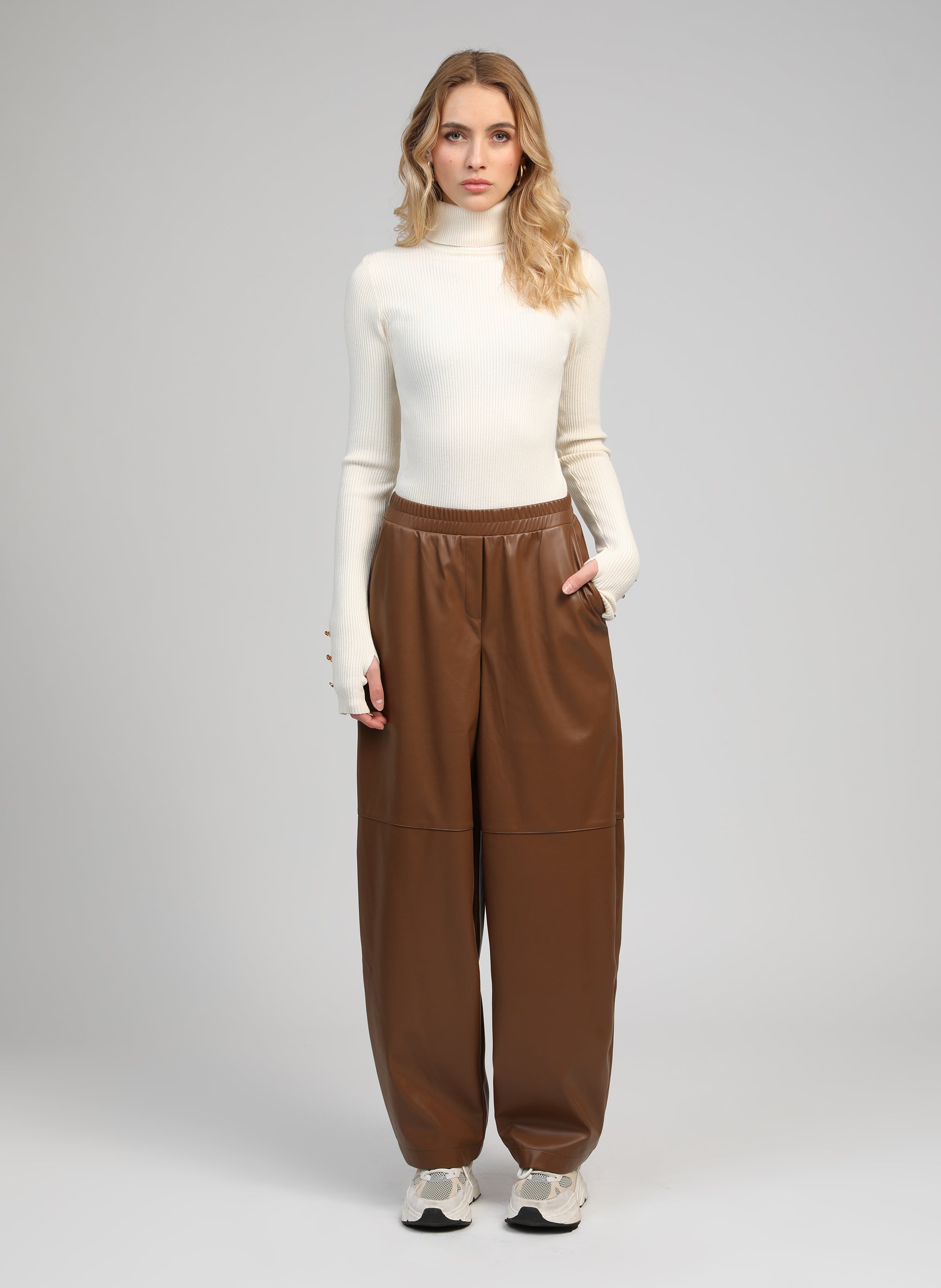 PULL NATANIA blanc cassé