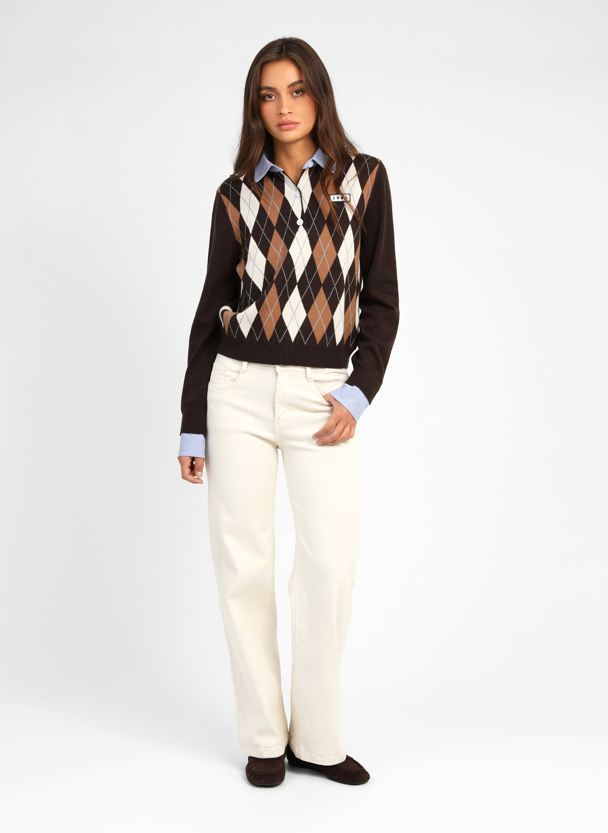 PULL NATHA marron