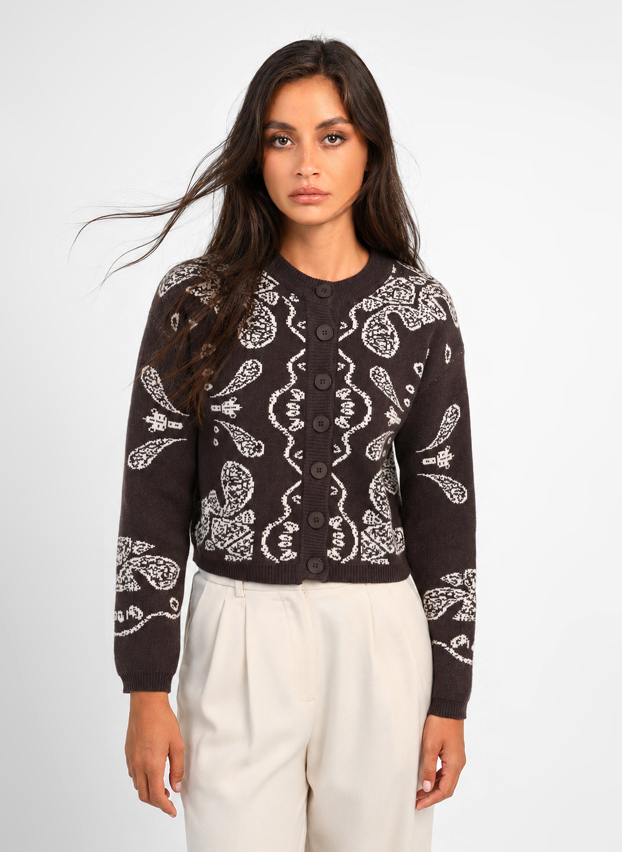 NAYANA VEST, mocha