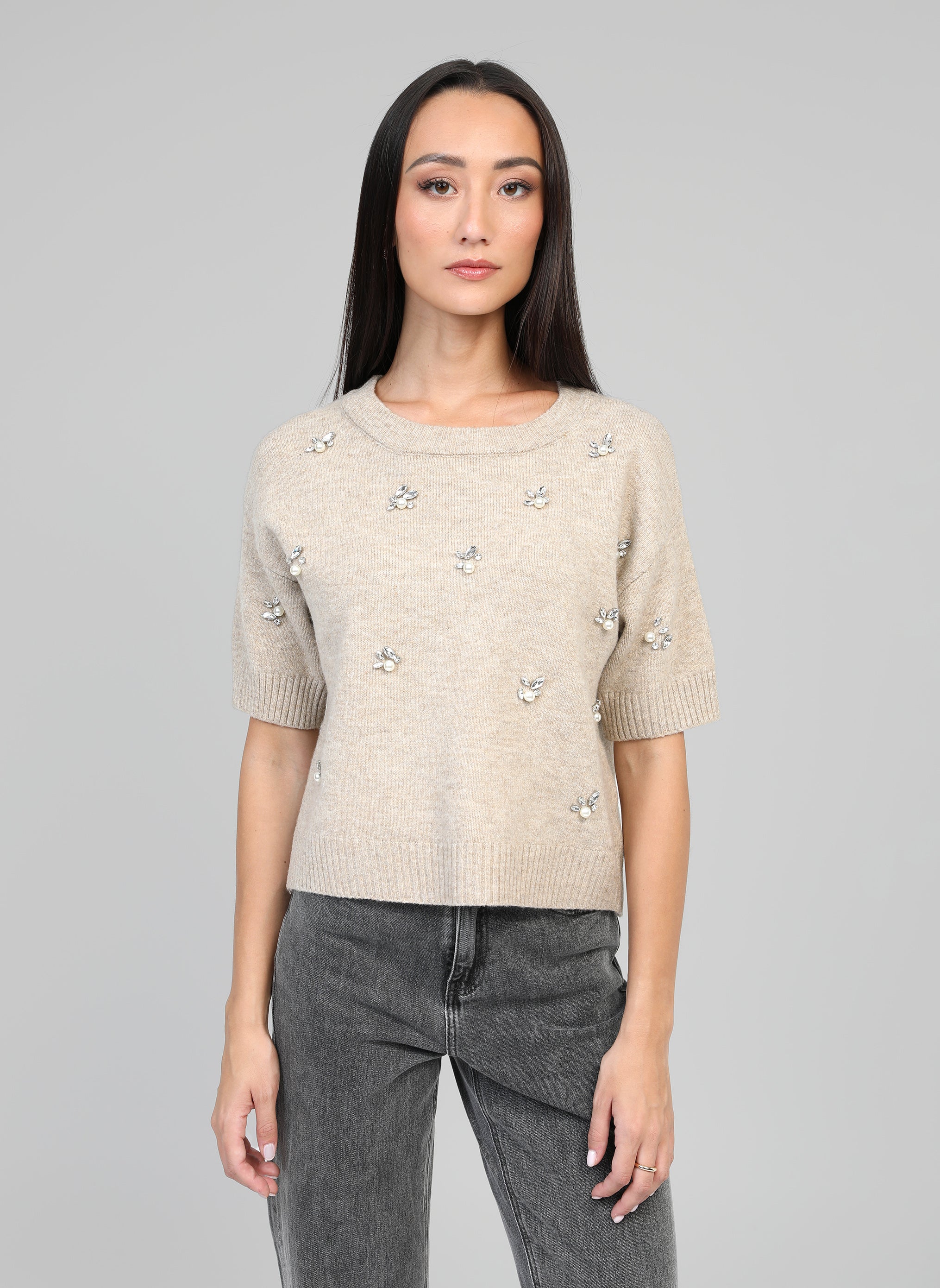 PULL NELIDA beige