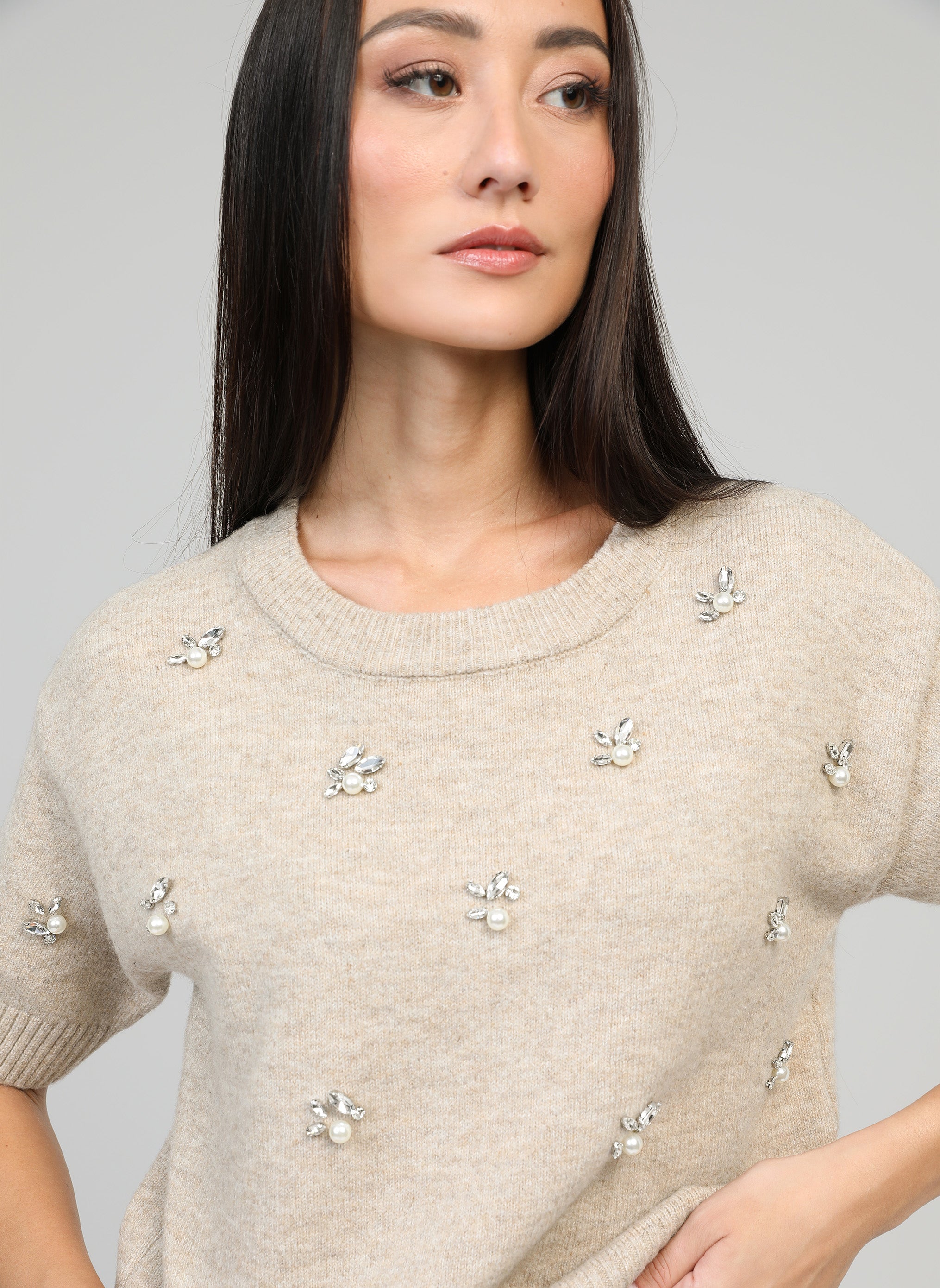 PULL NELIDA beige