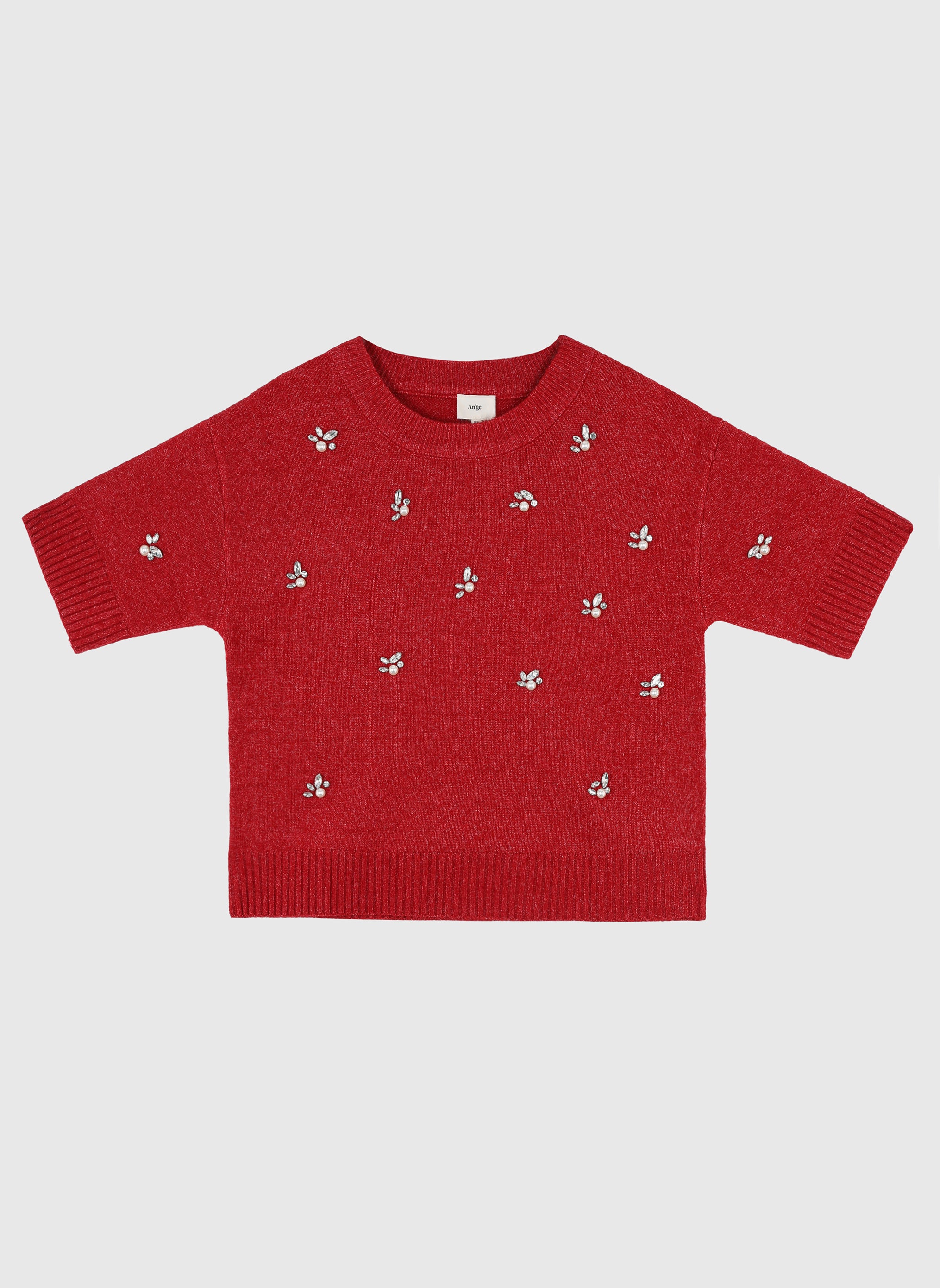 PULL NELIDA rouge