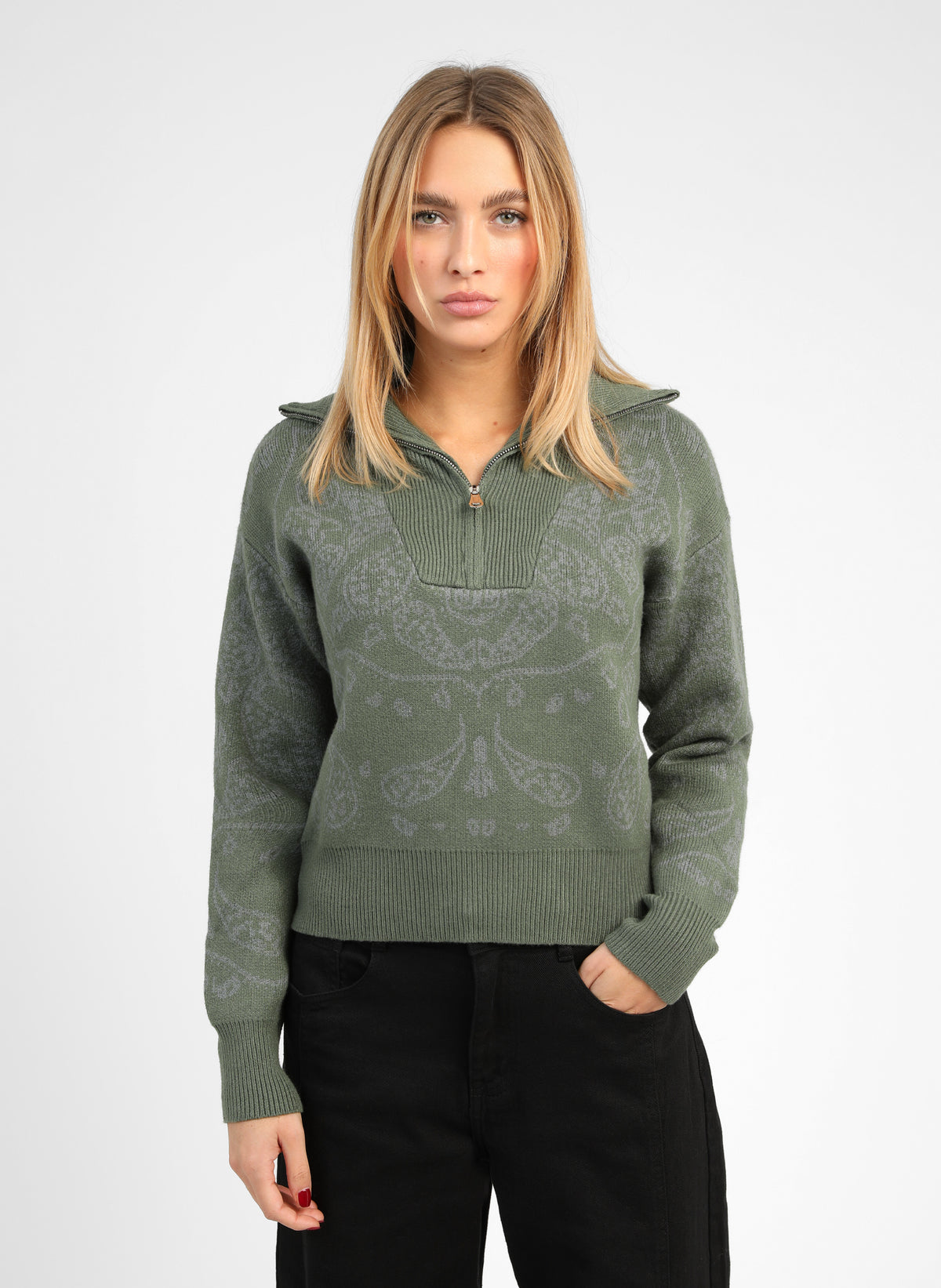 NELLO Green Sweater