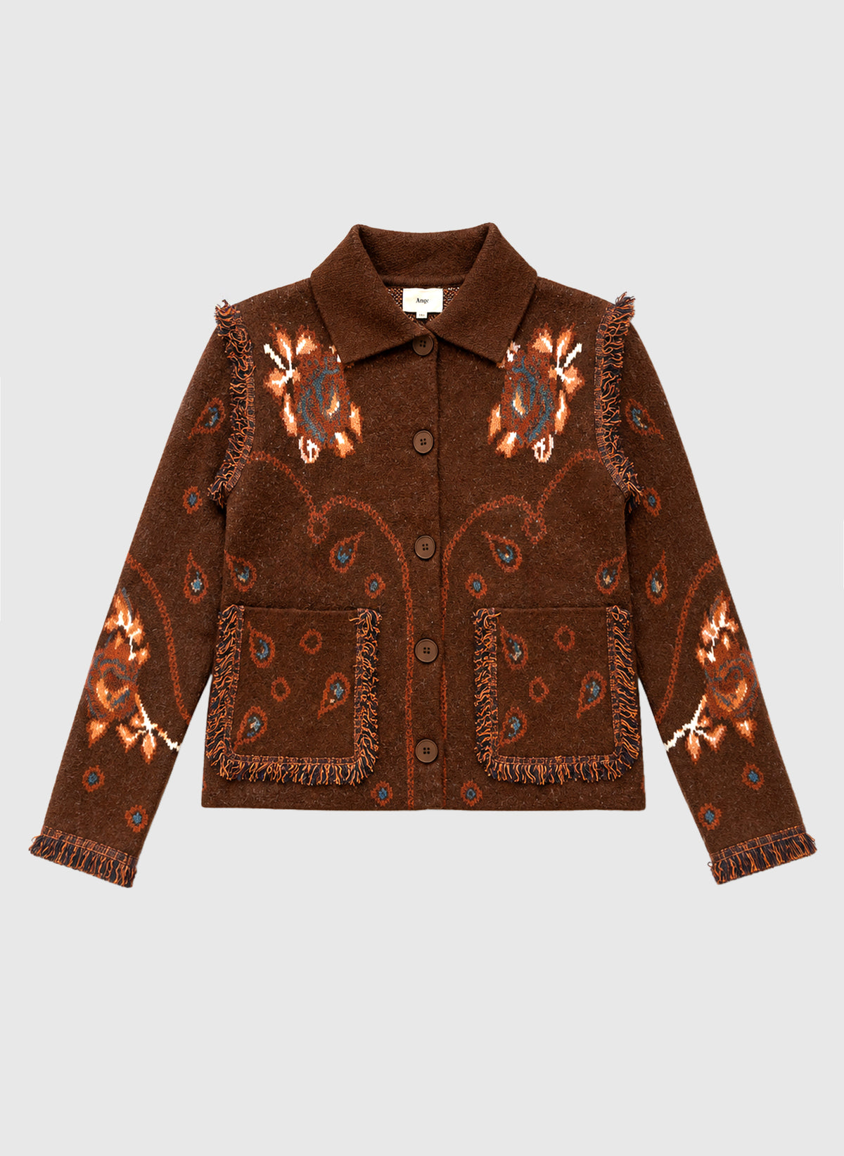 VESTE NESTY marron