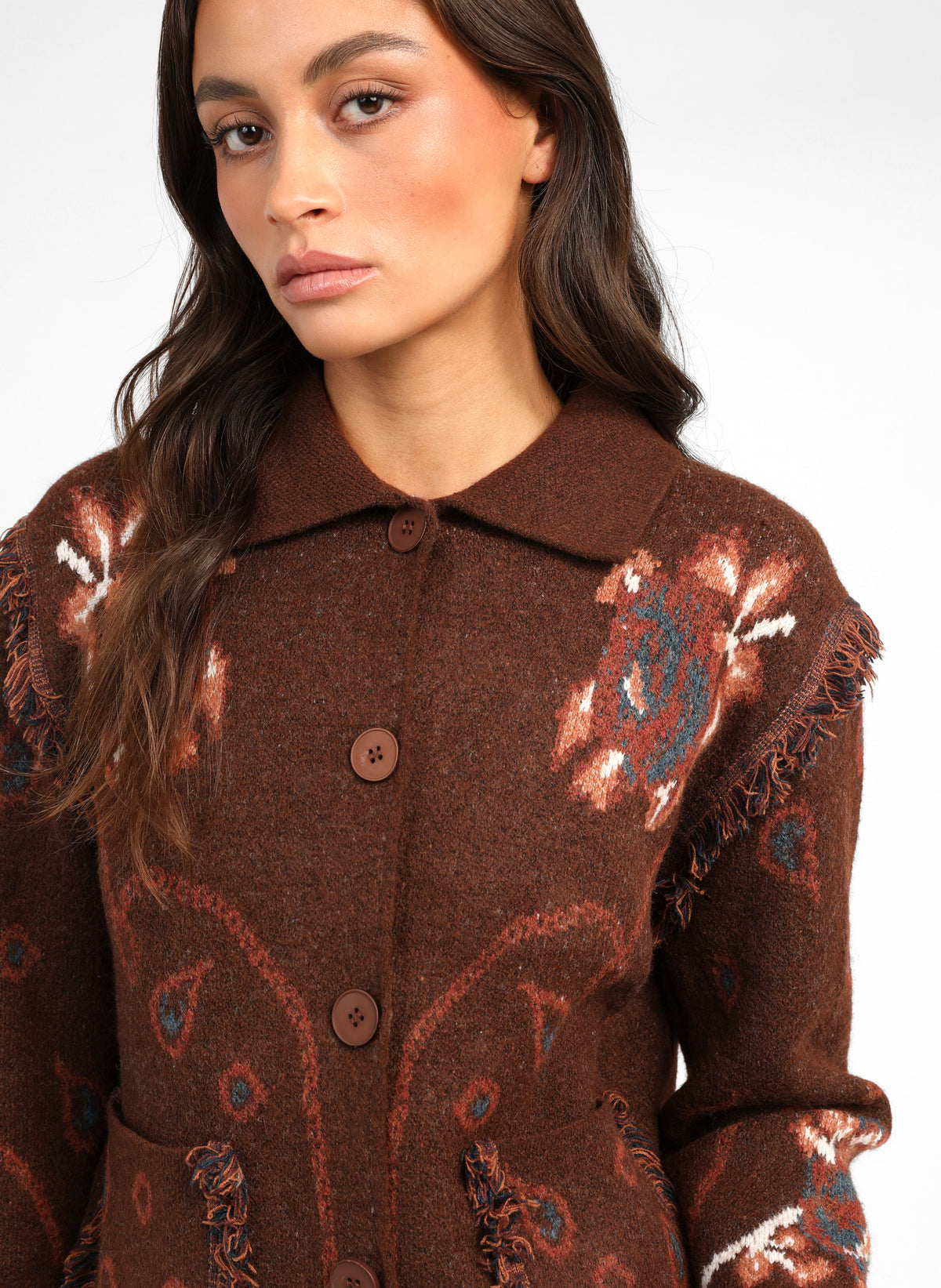 VESTE NESTY marron