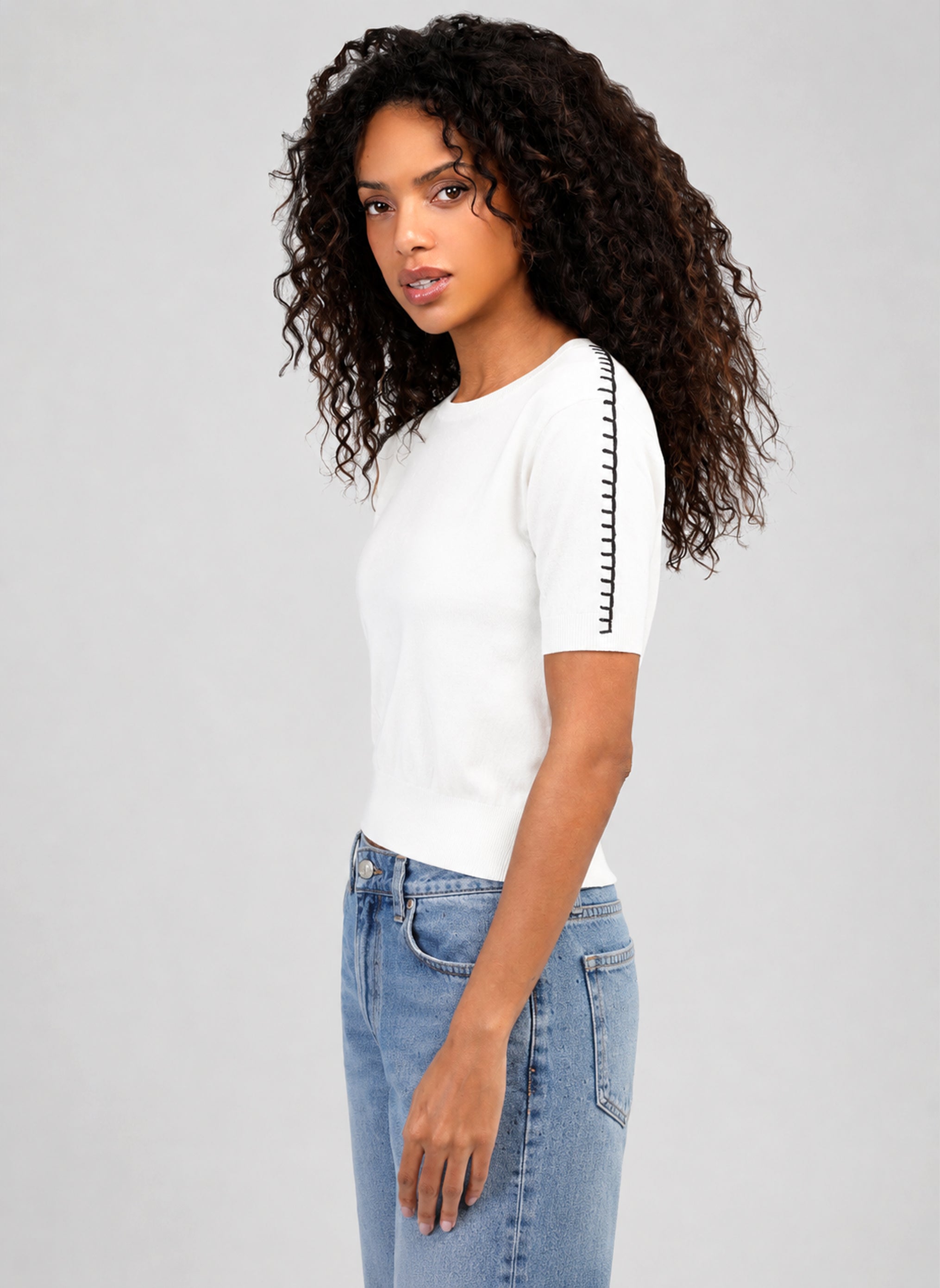 PULL NIKOLI blanc