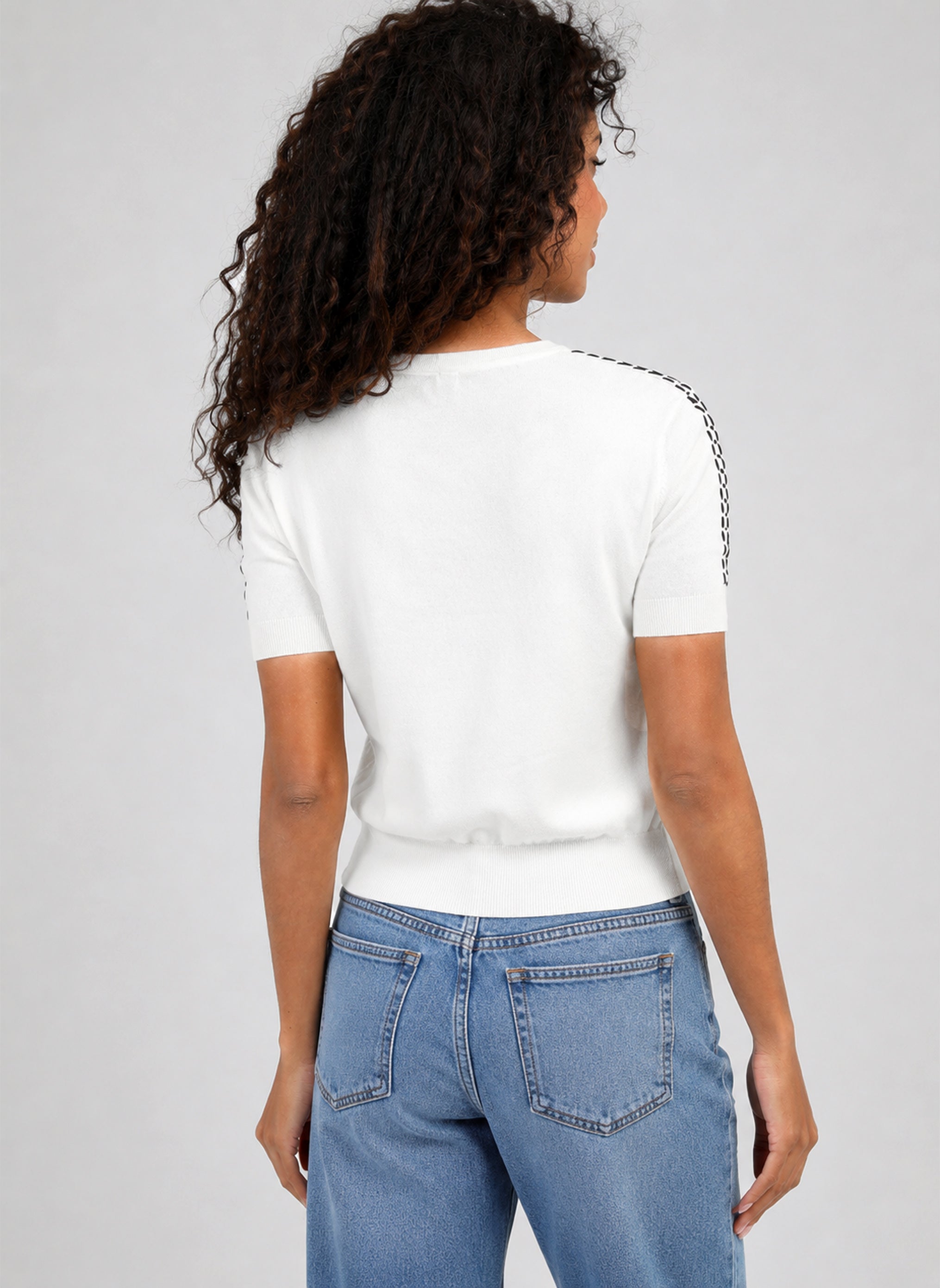 PULL NIKOLI blanc