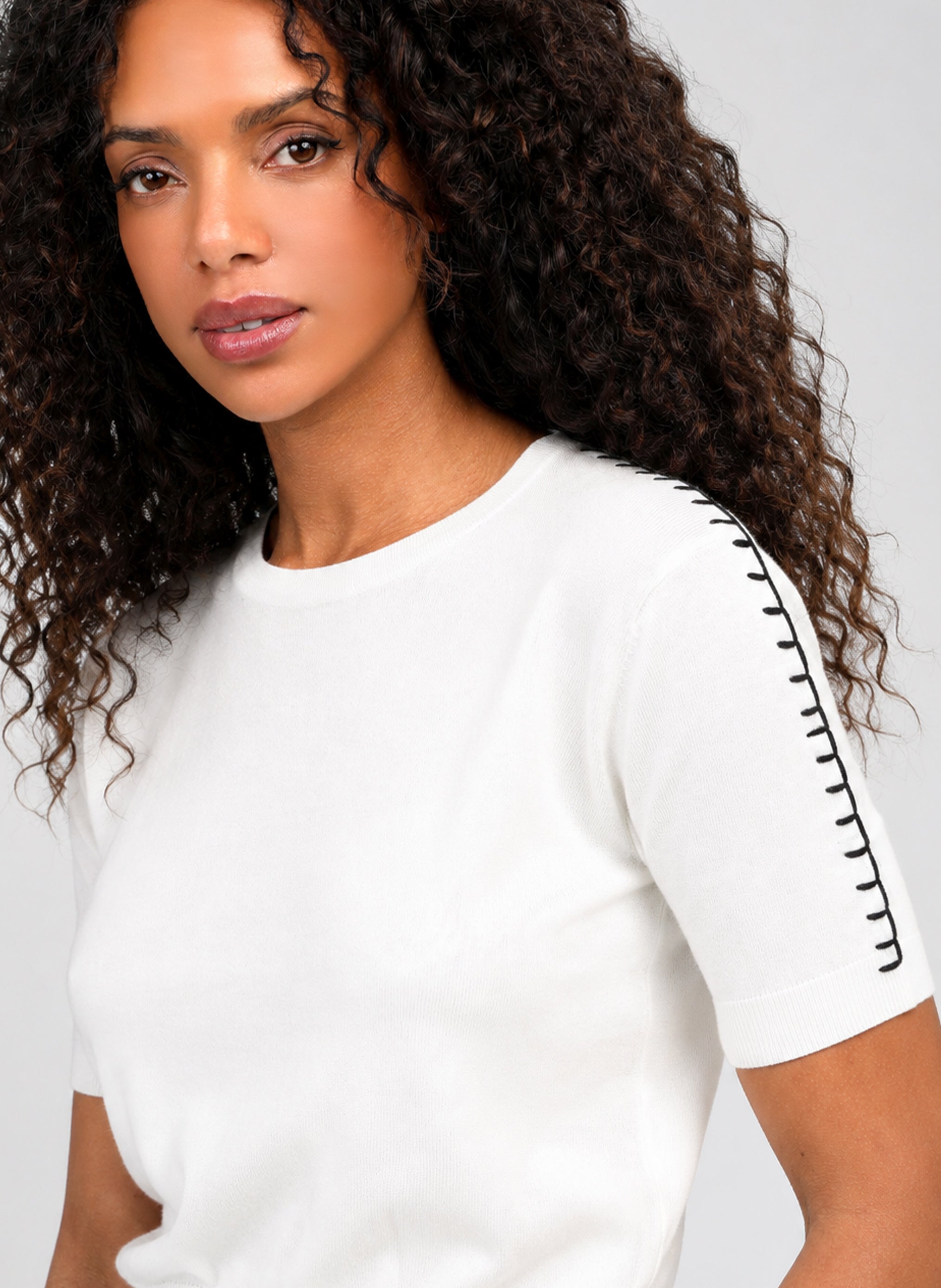 PULL NIKOLI blanc