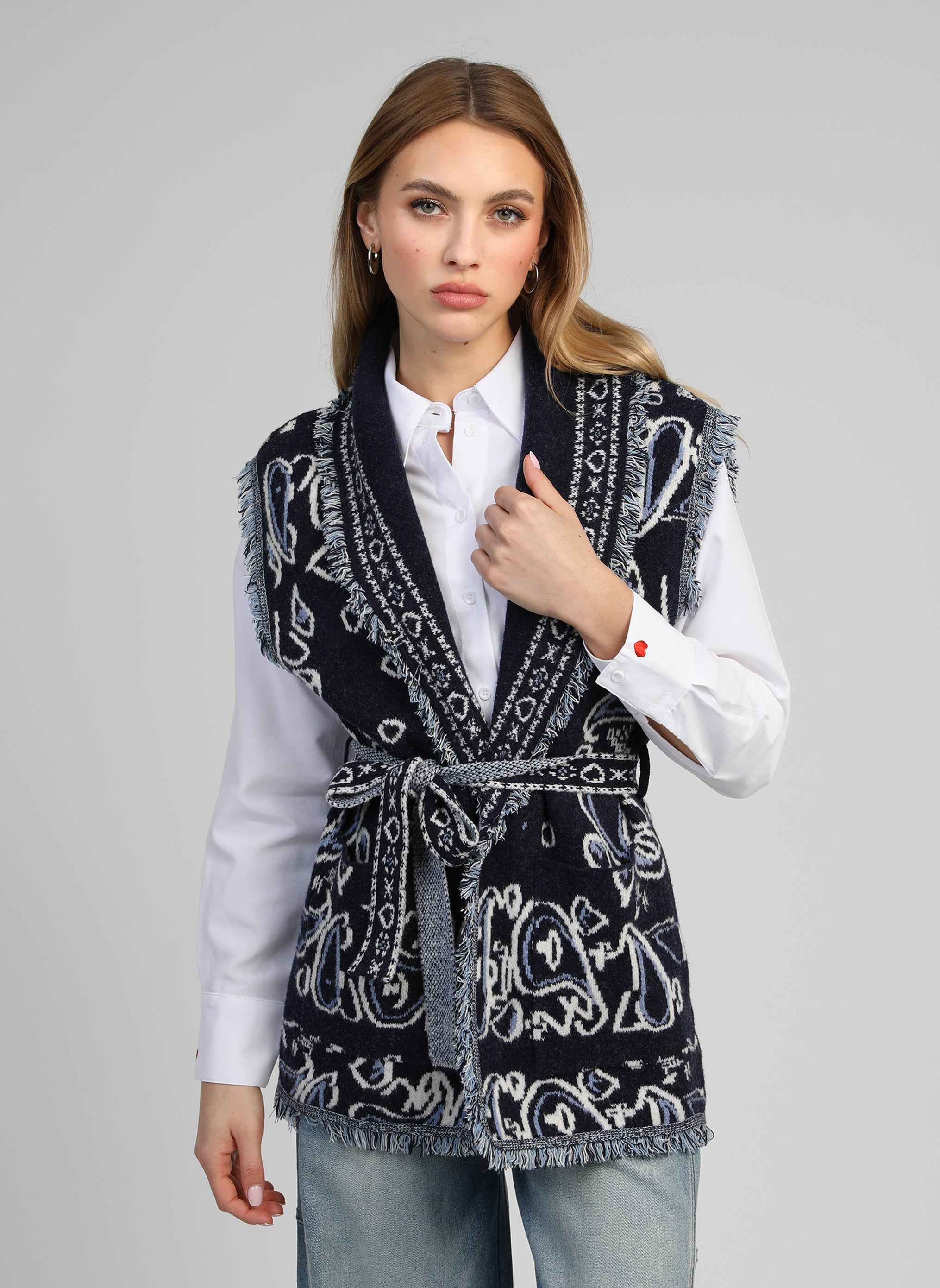 VESTE SANS MANCHES NINDI marine