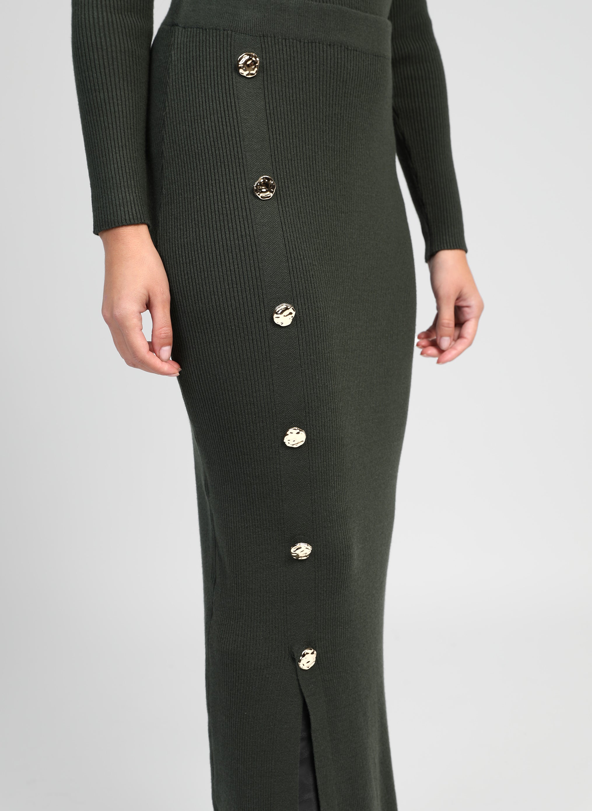 JUPE LONGUE NINI kaki