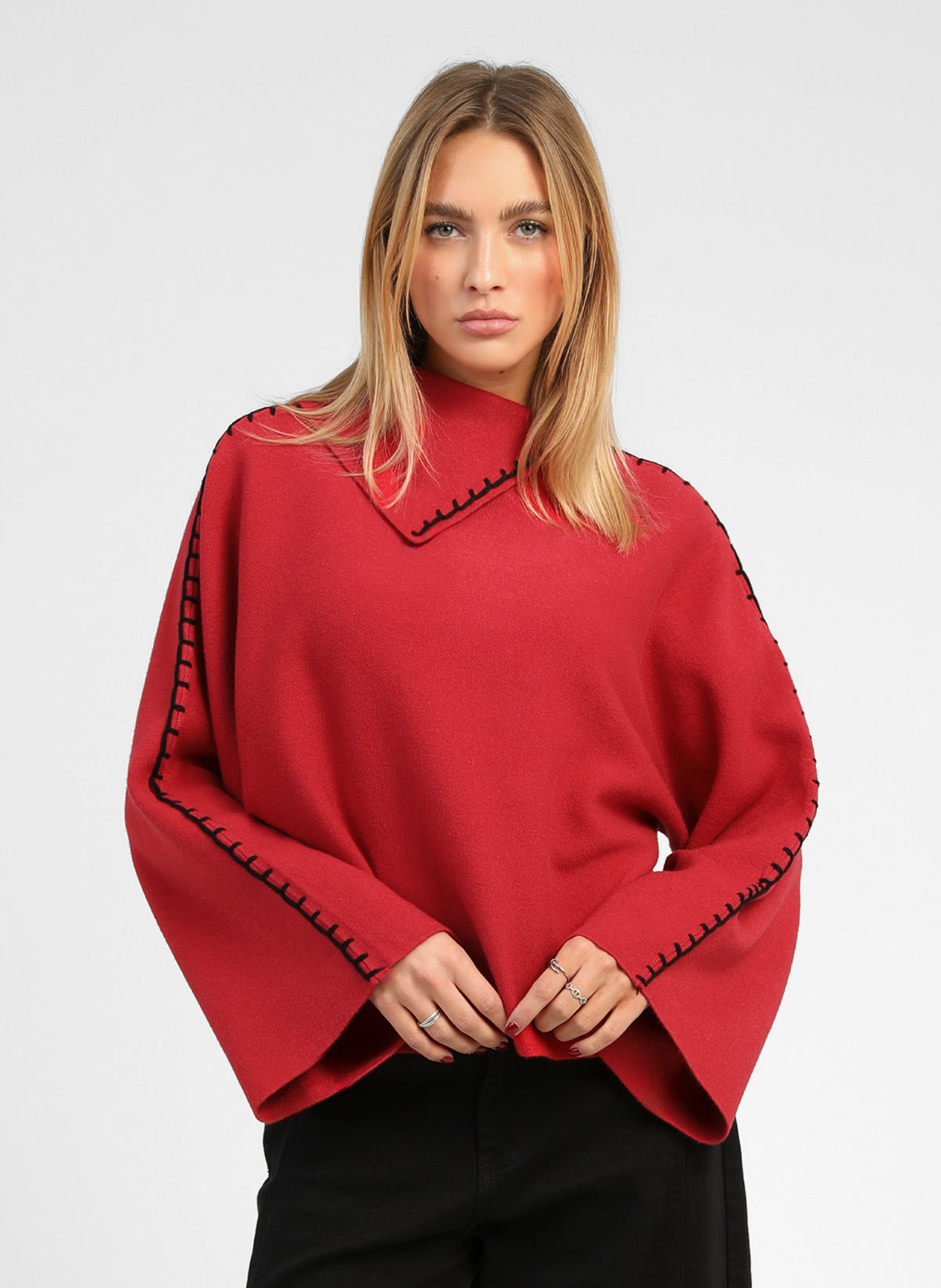 NOFELIO Red Sweater