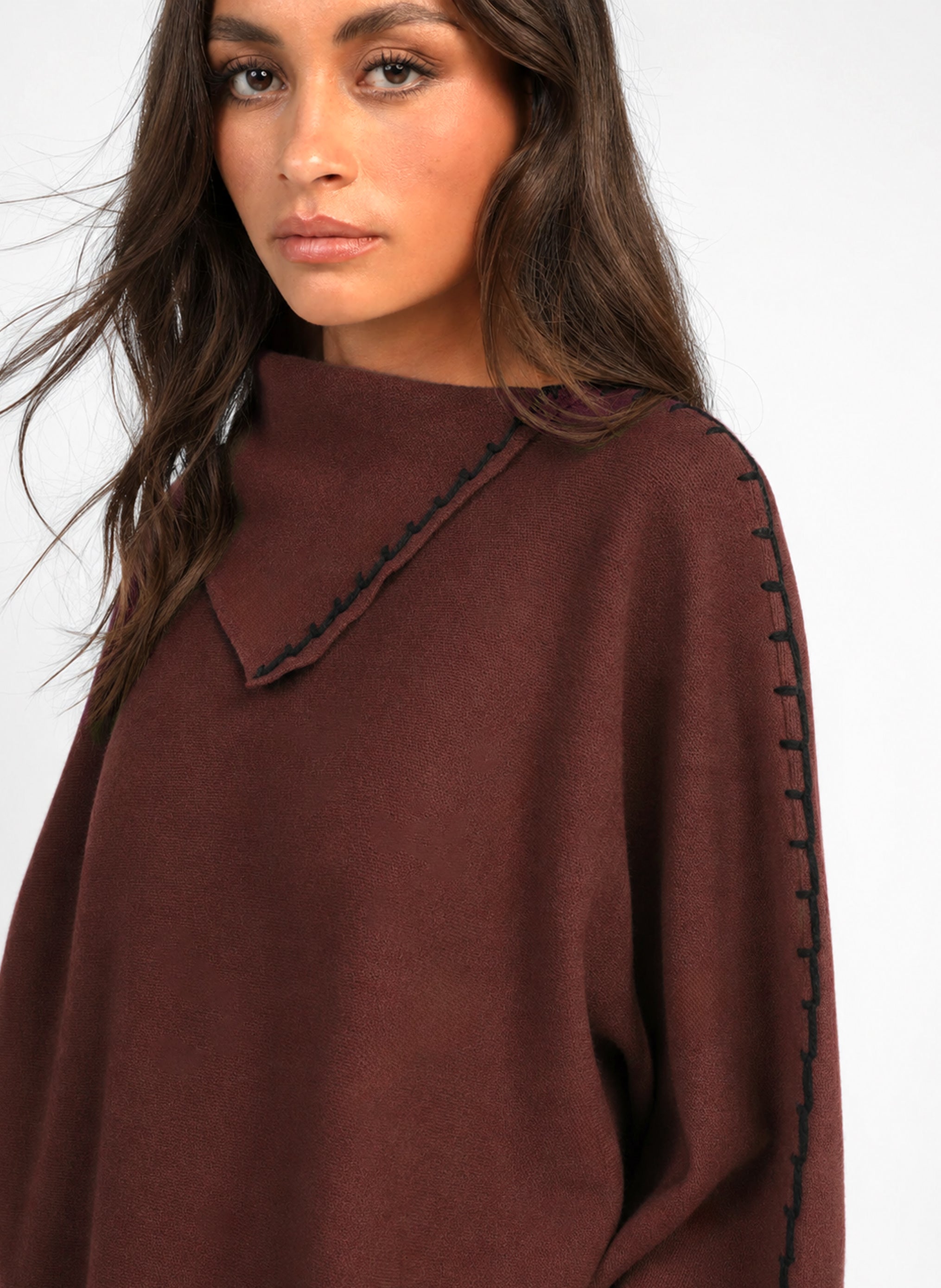 JERSEY NOFELIO color chocolate
