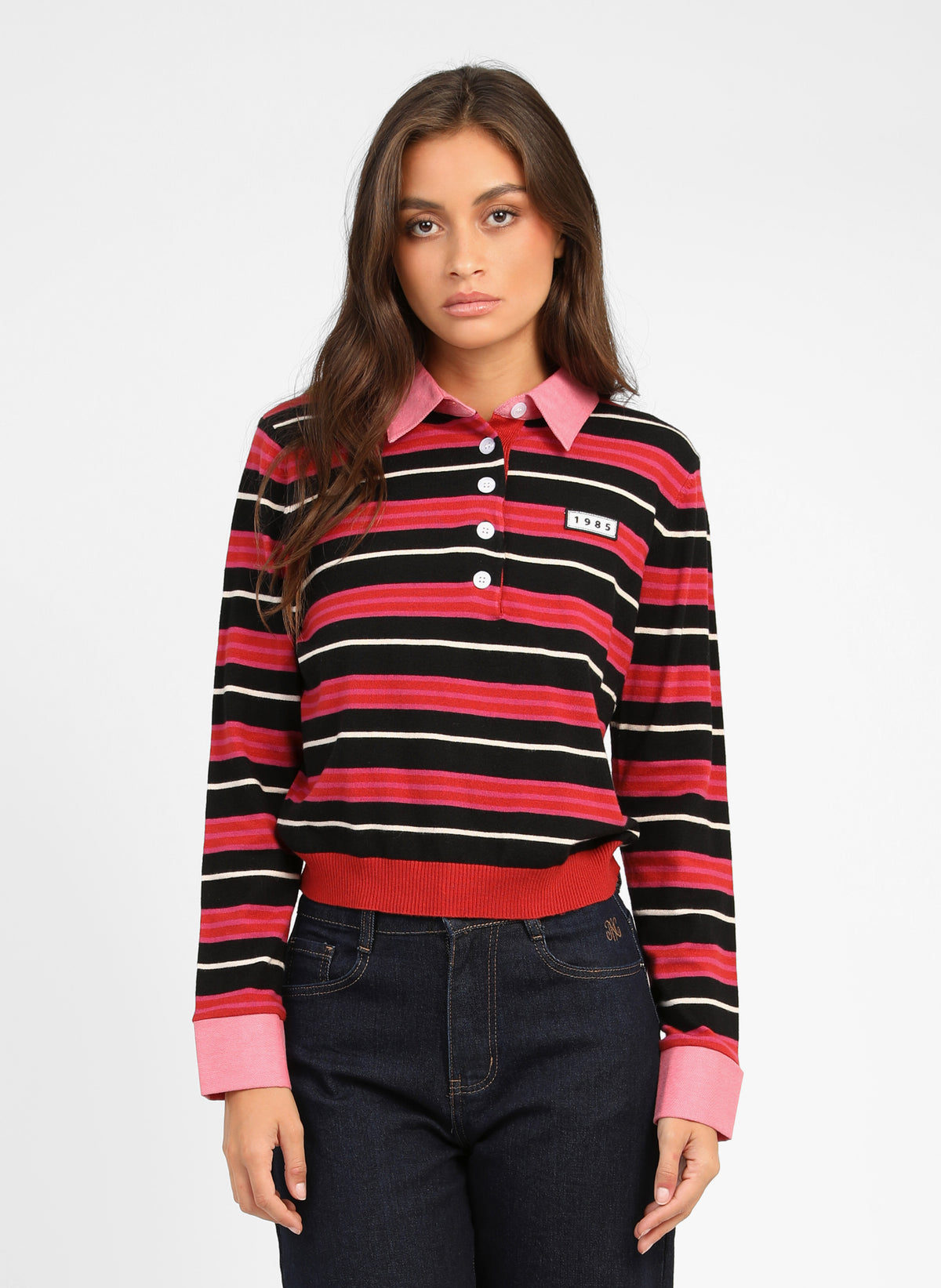 JERSEY NONA color bermellón