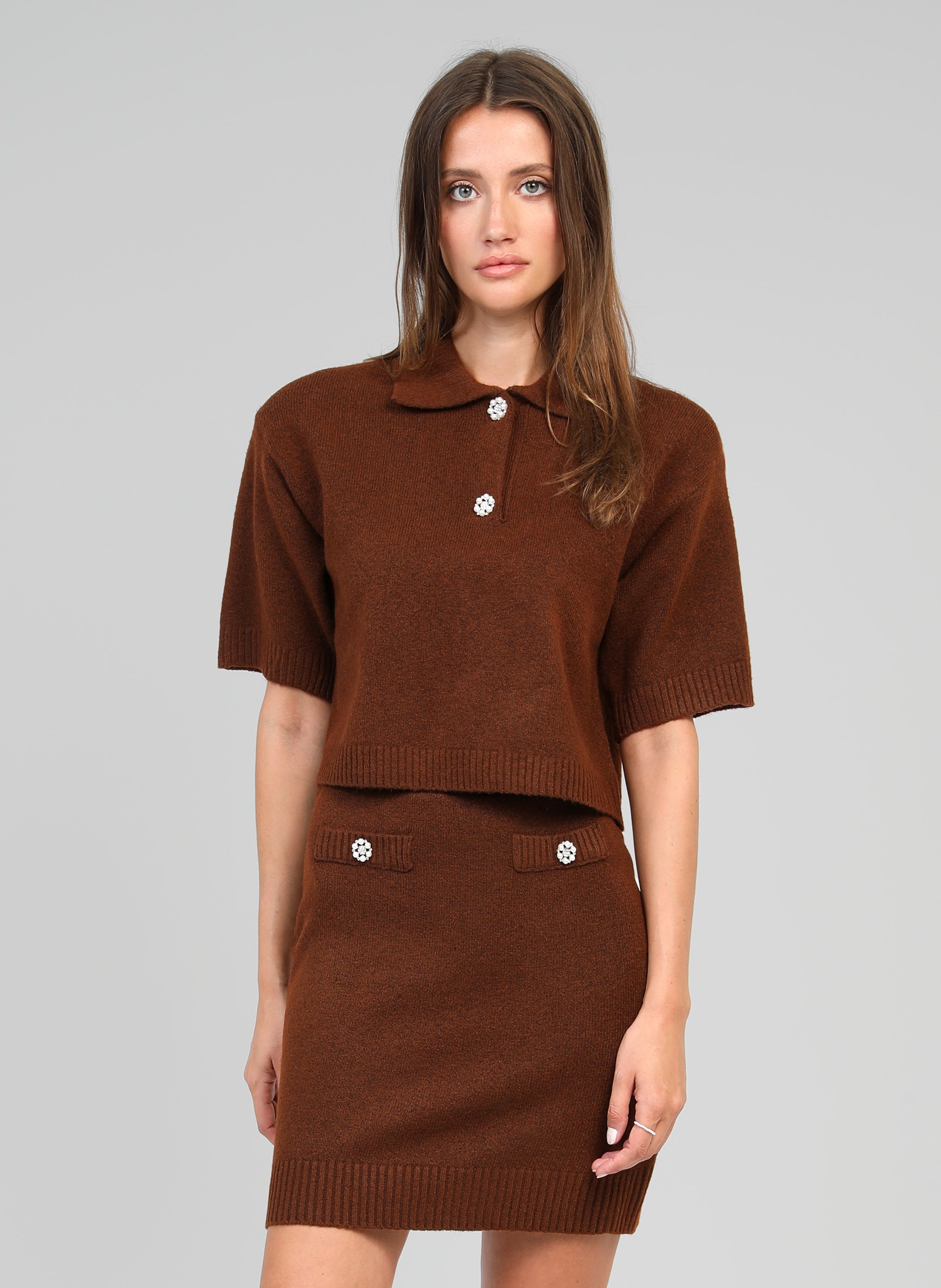 PULL NOREA marron