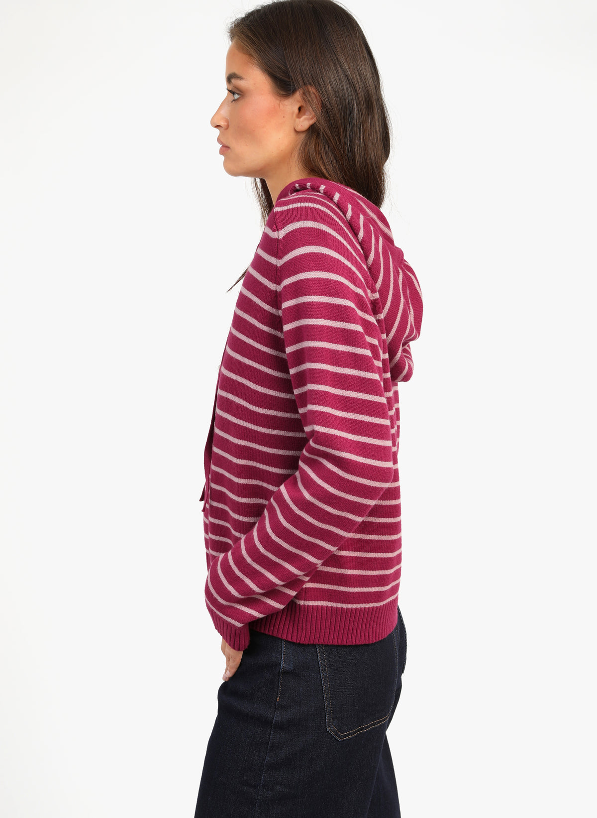 PULL NORI framboise