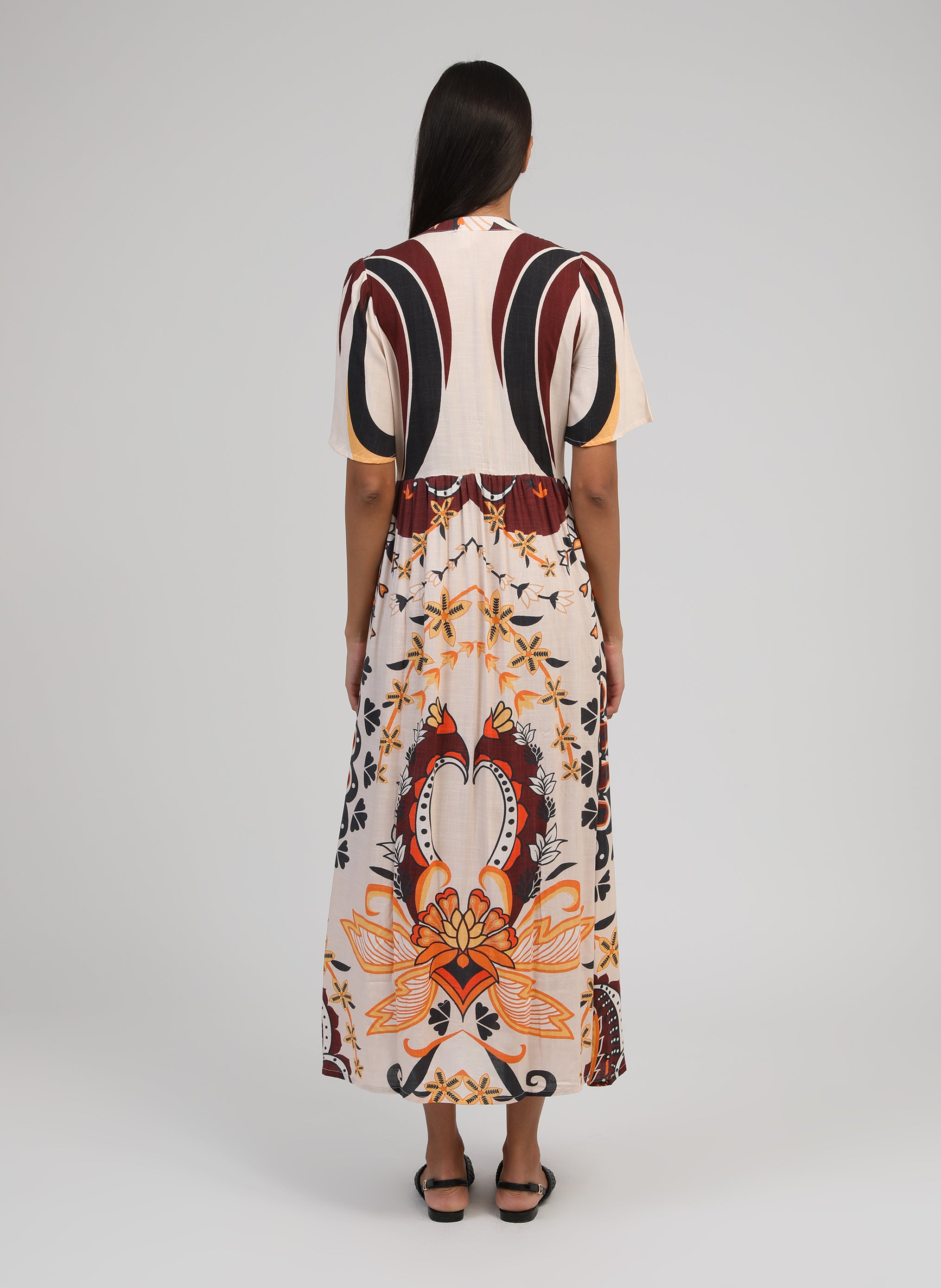 ROBE LONGUE OBEMIA clever ecru