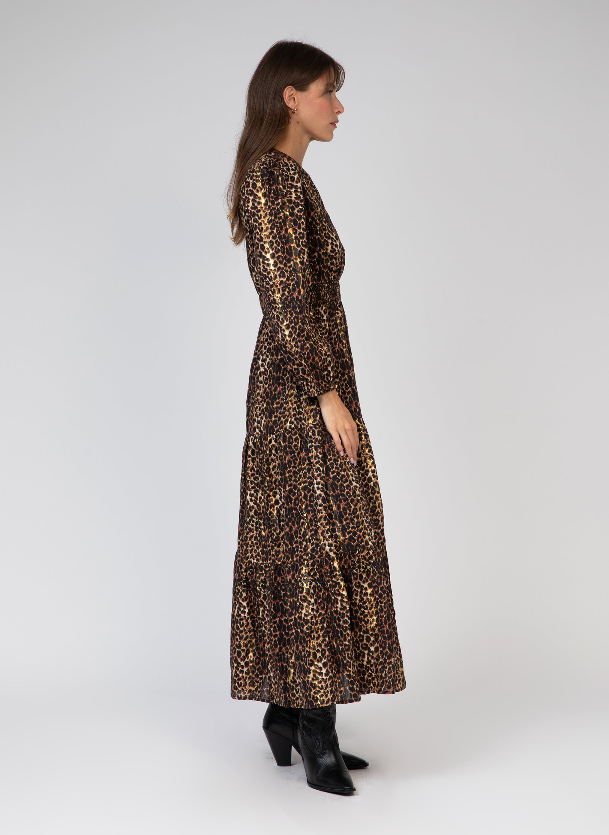 ROBE LONGUE OFLY leopard