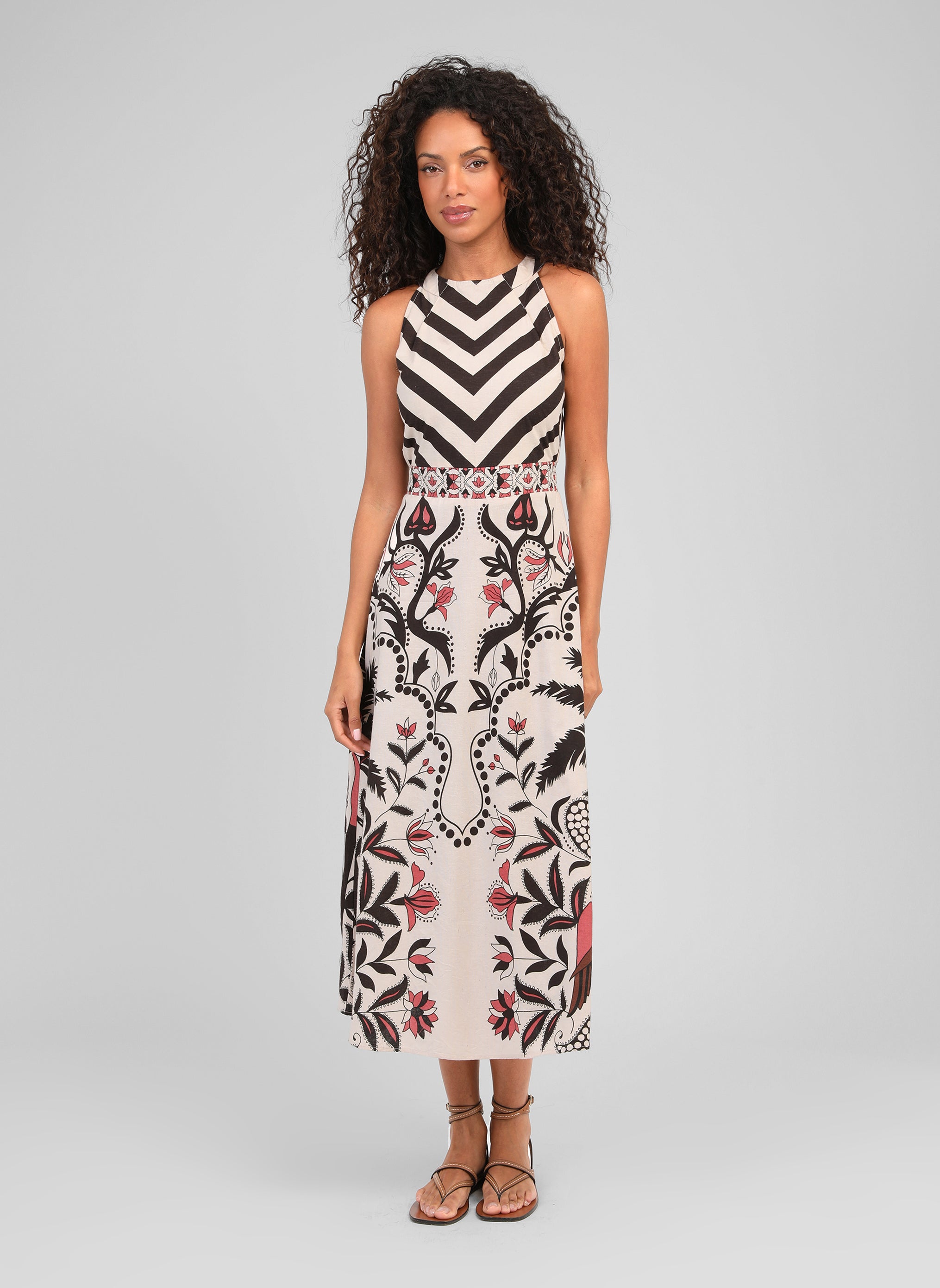 ROBE LONGUE OJANNY tolina ecru