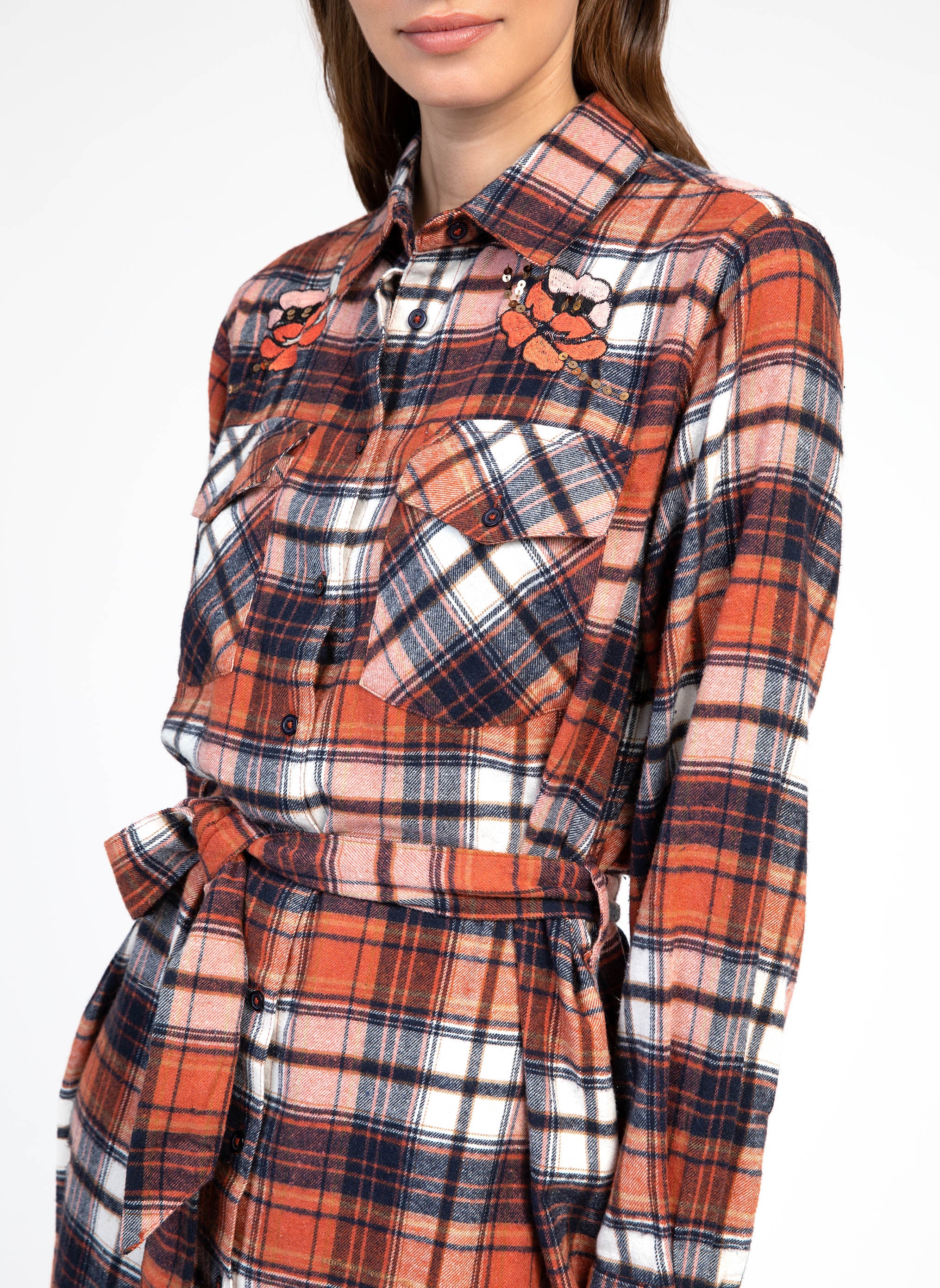 ROBE LONGUE OKSANE corail