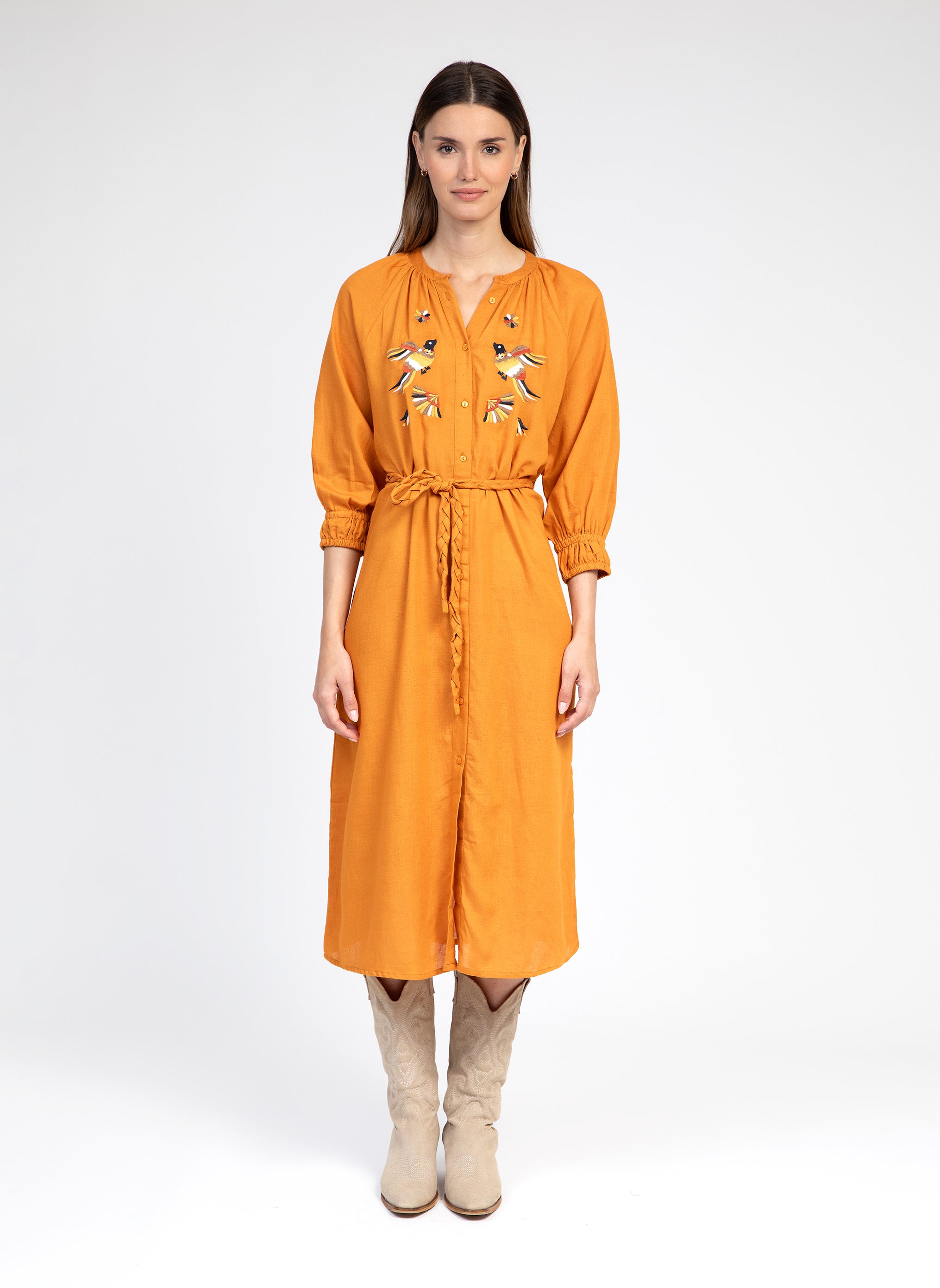 ROBE MIDI ONORYA miel
