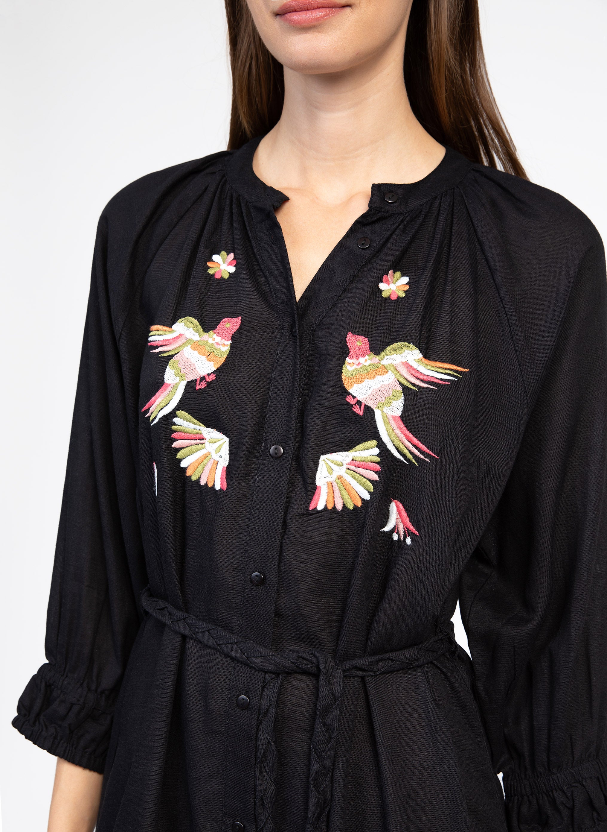 ROBE MIDI ONORYA noir