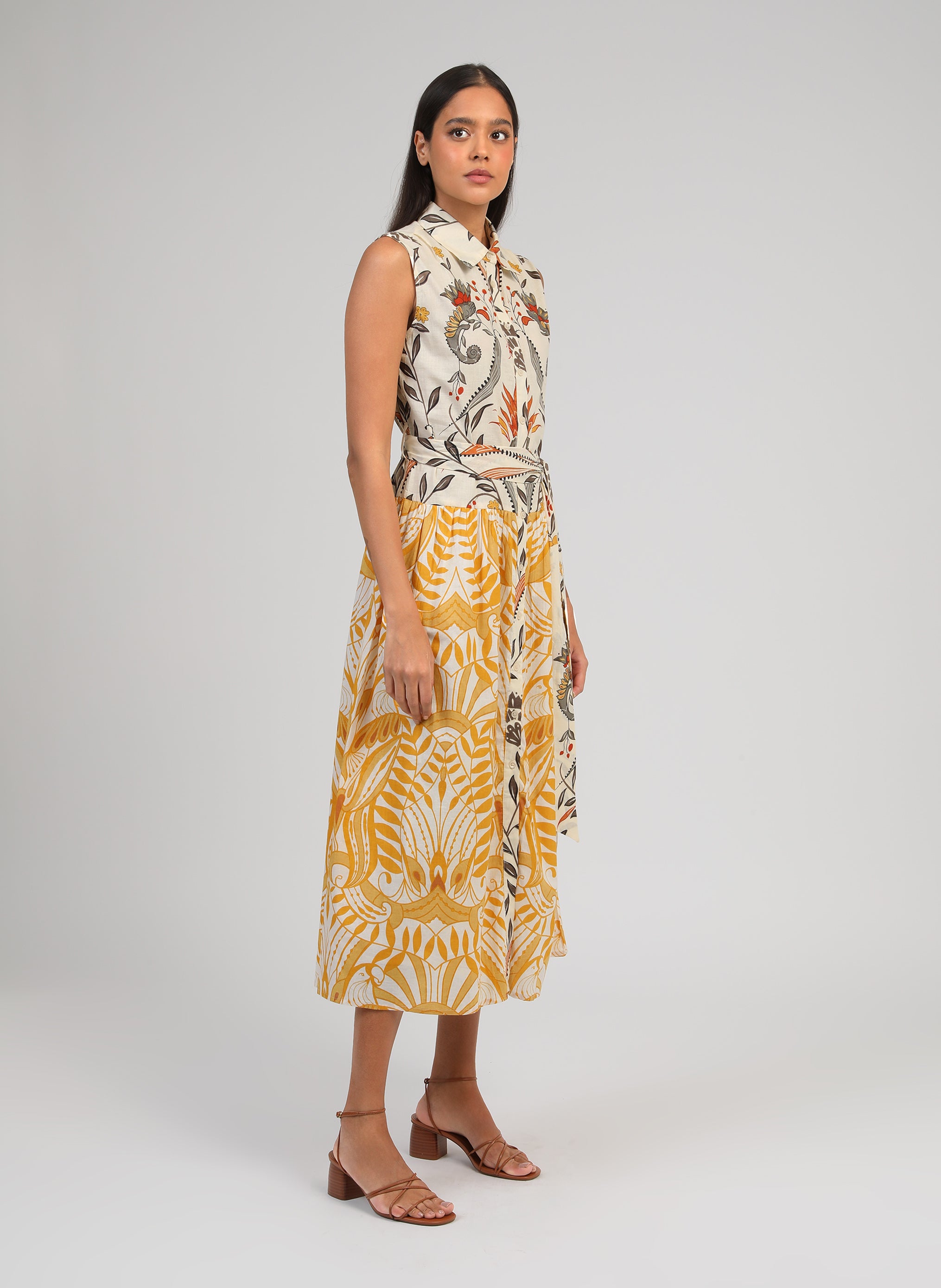 ROBE LONGUE OPRIZIA camilla ecru