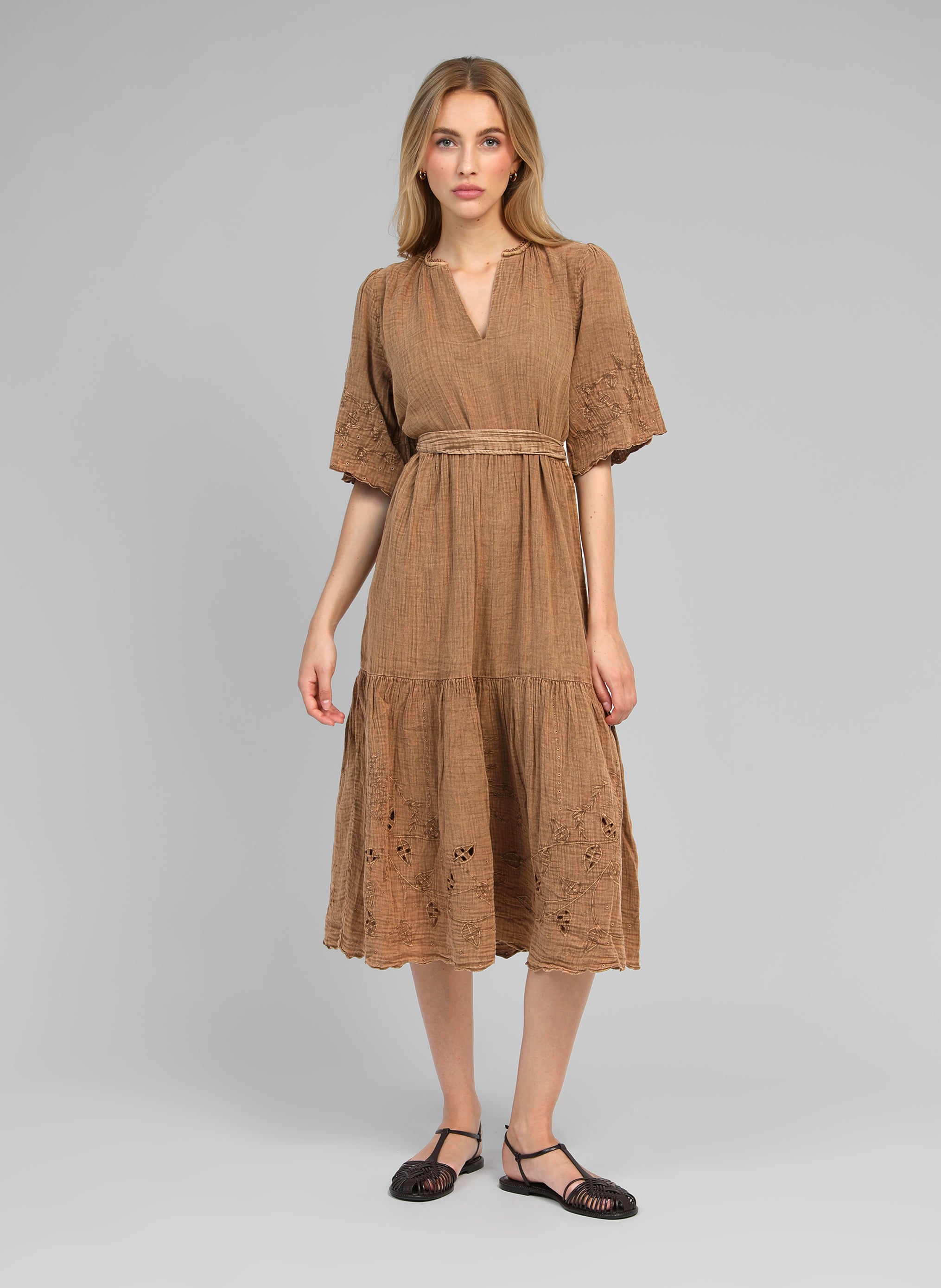 ROBE LONGUE ORAZIO moka