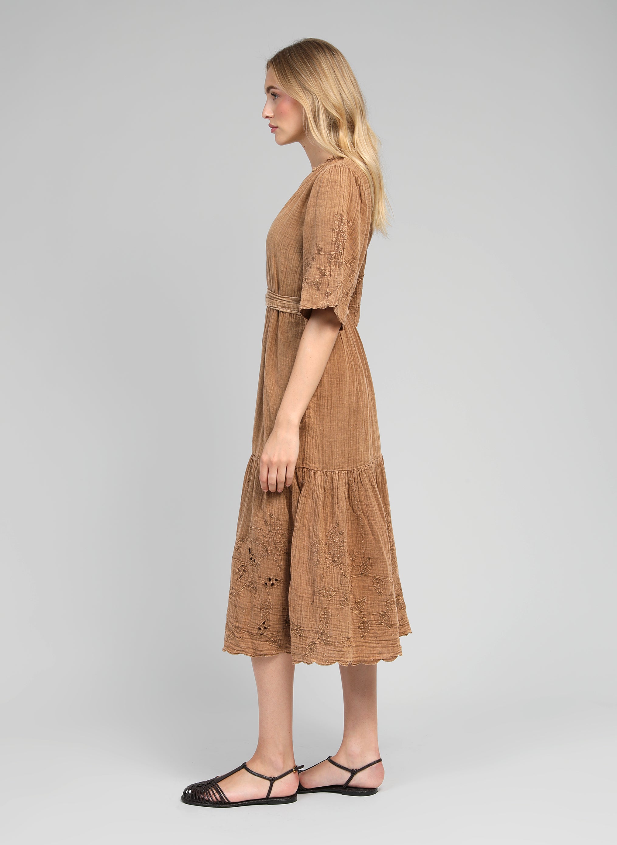 ROBE LONGUE ORAZIO moka
