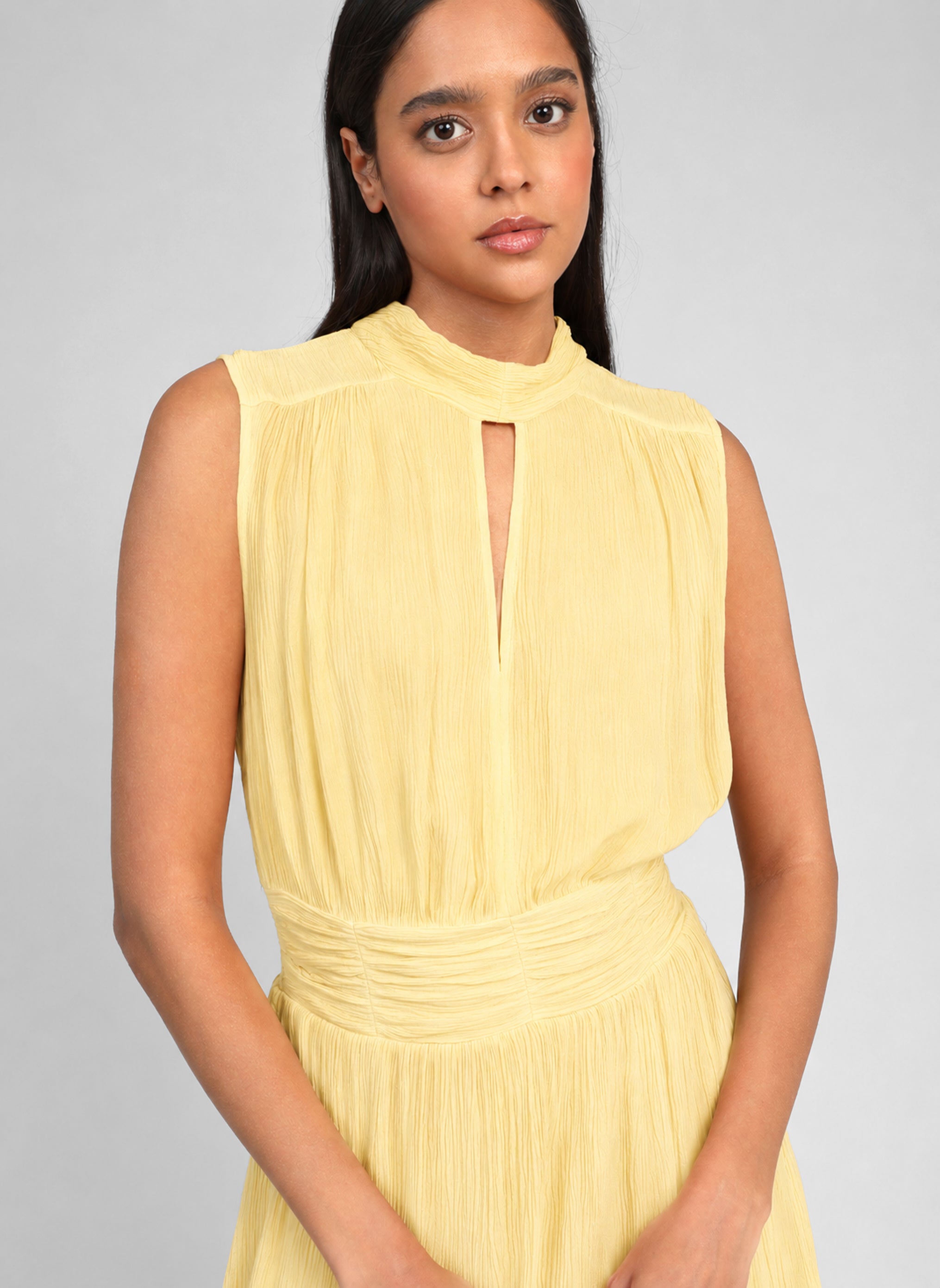 ROBE COURTE ORLEANE paille
