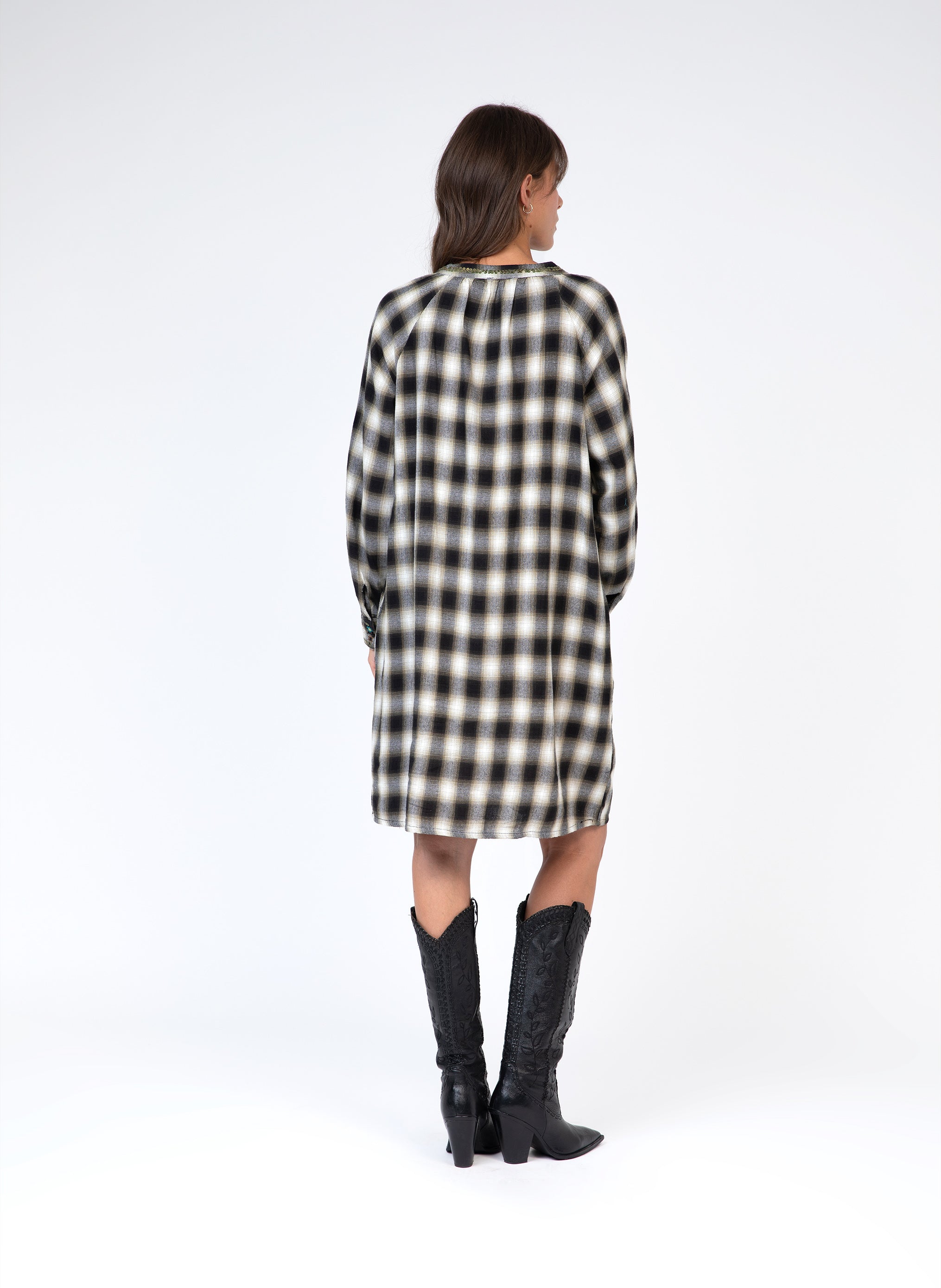 ROBE MIDI ORNELLO noir