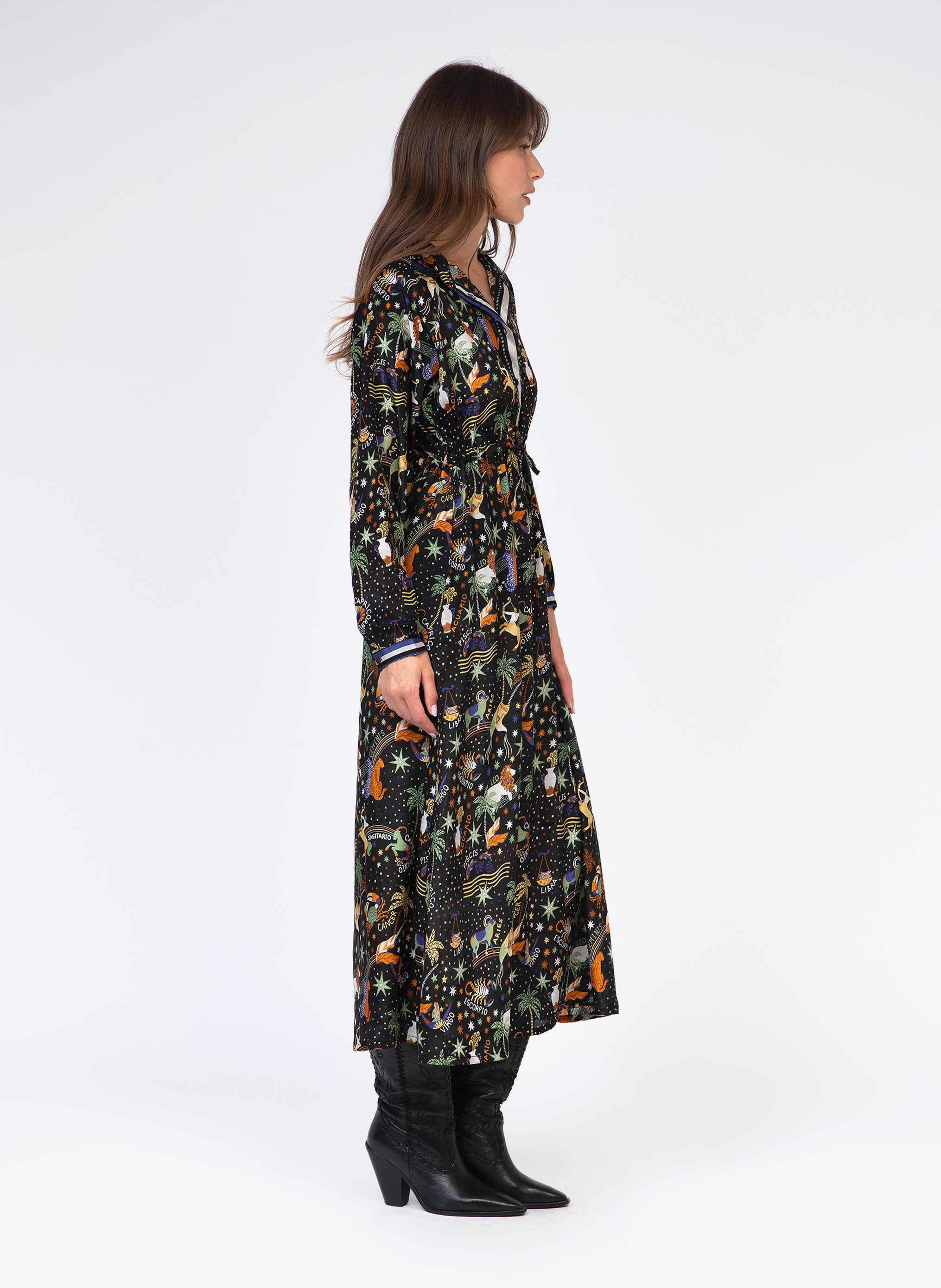 ROBE LONGUE OSALLY circa noir
