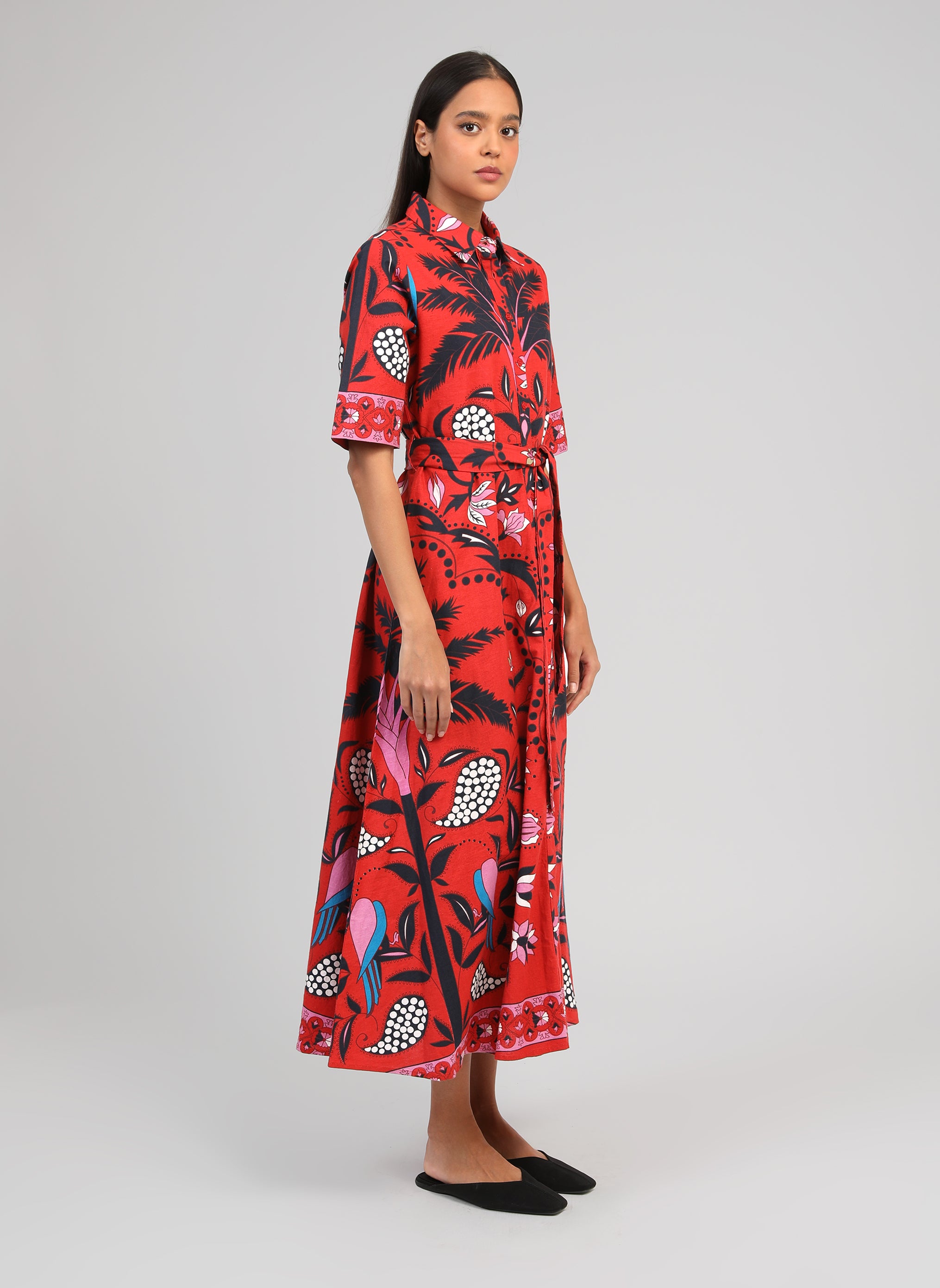 ROBE LONGUE OSMILA topico multico