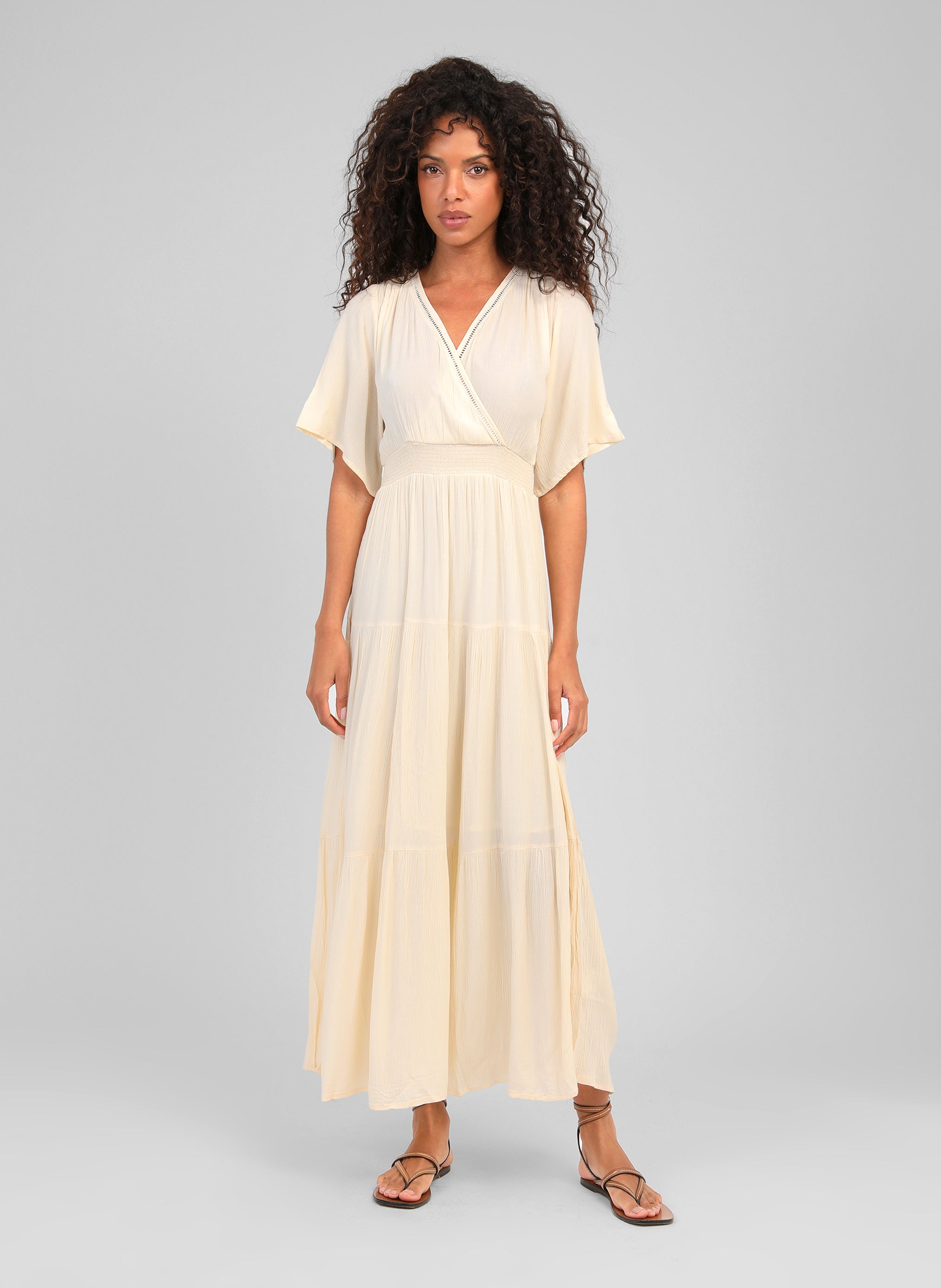 ROBE LONGUE OSUNCHALA vanille