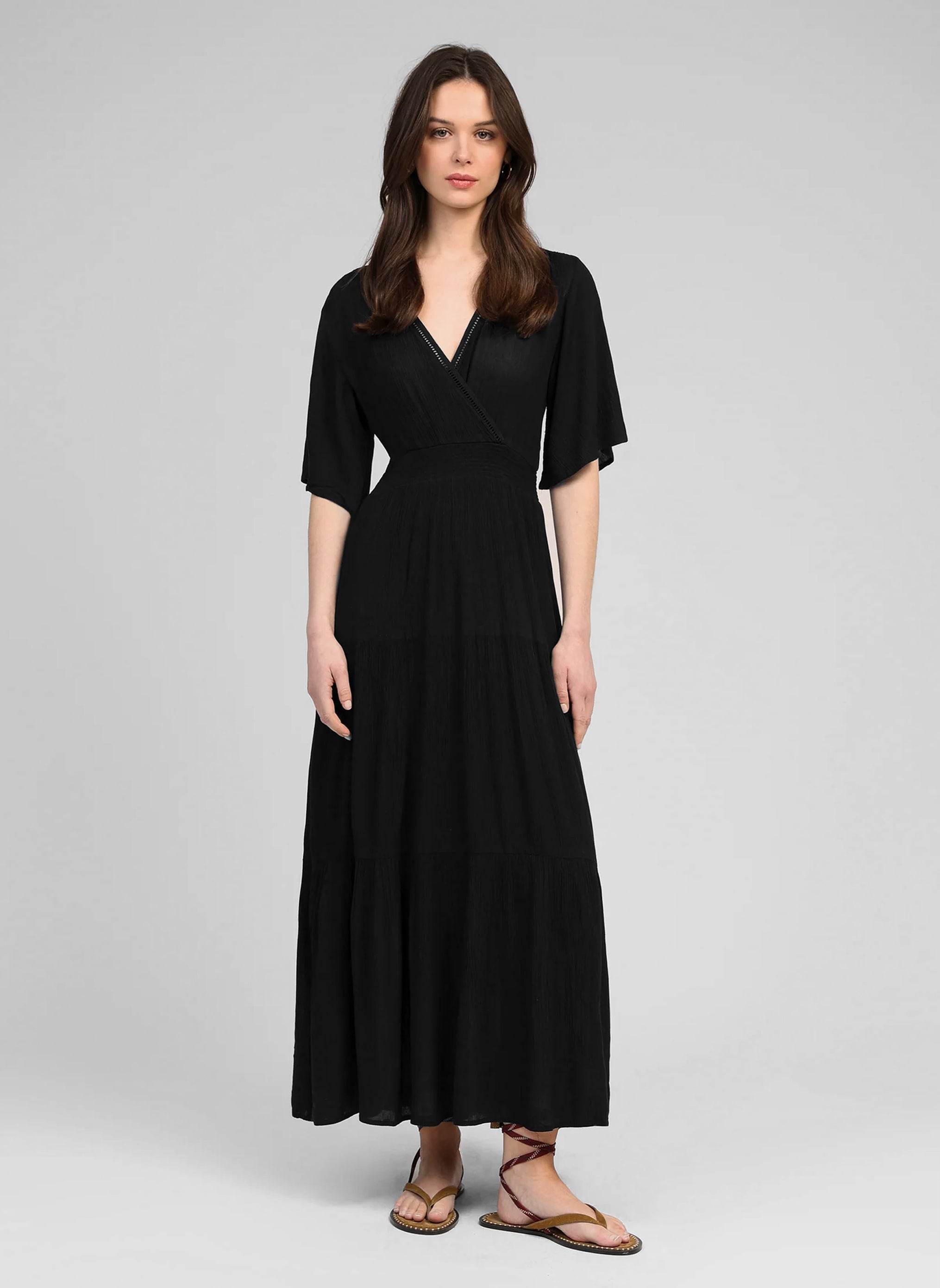 ROBE LONGUE OSUNCHALA noir