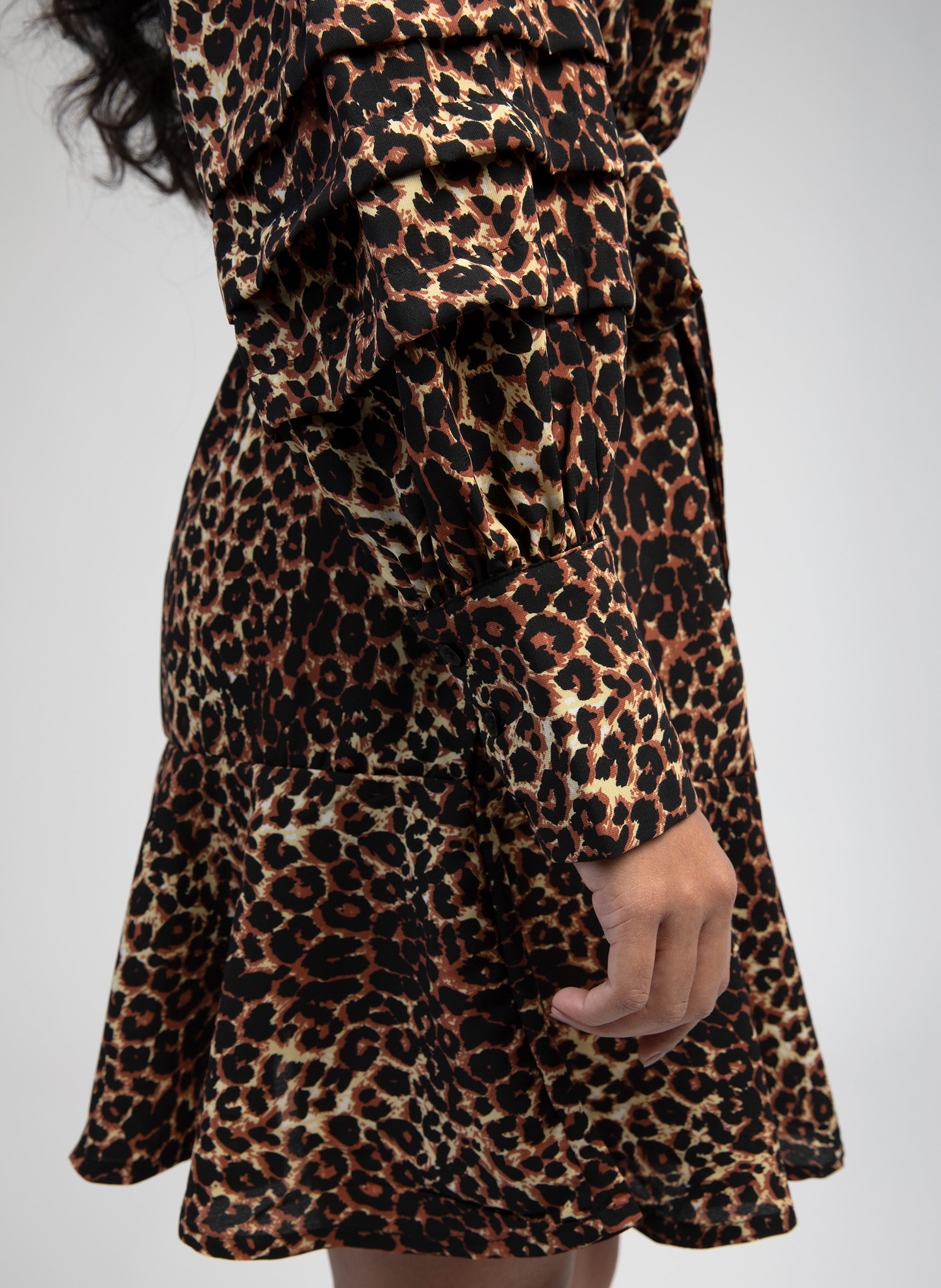 ROBE LONGUE OURIELLE leopard