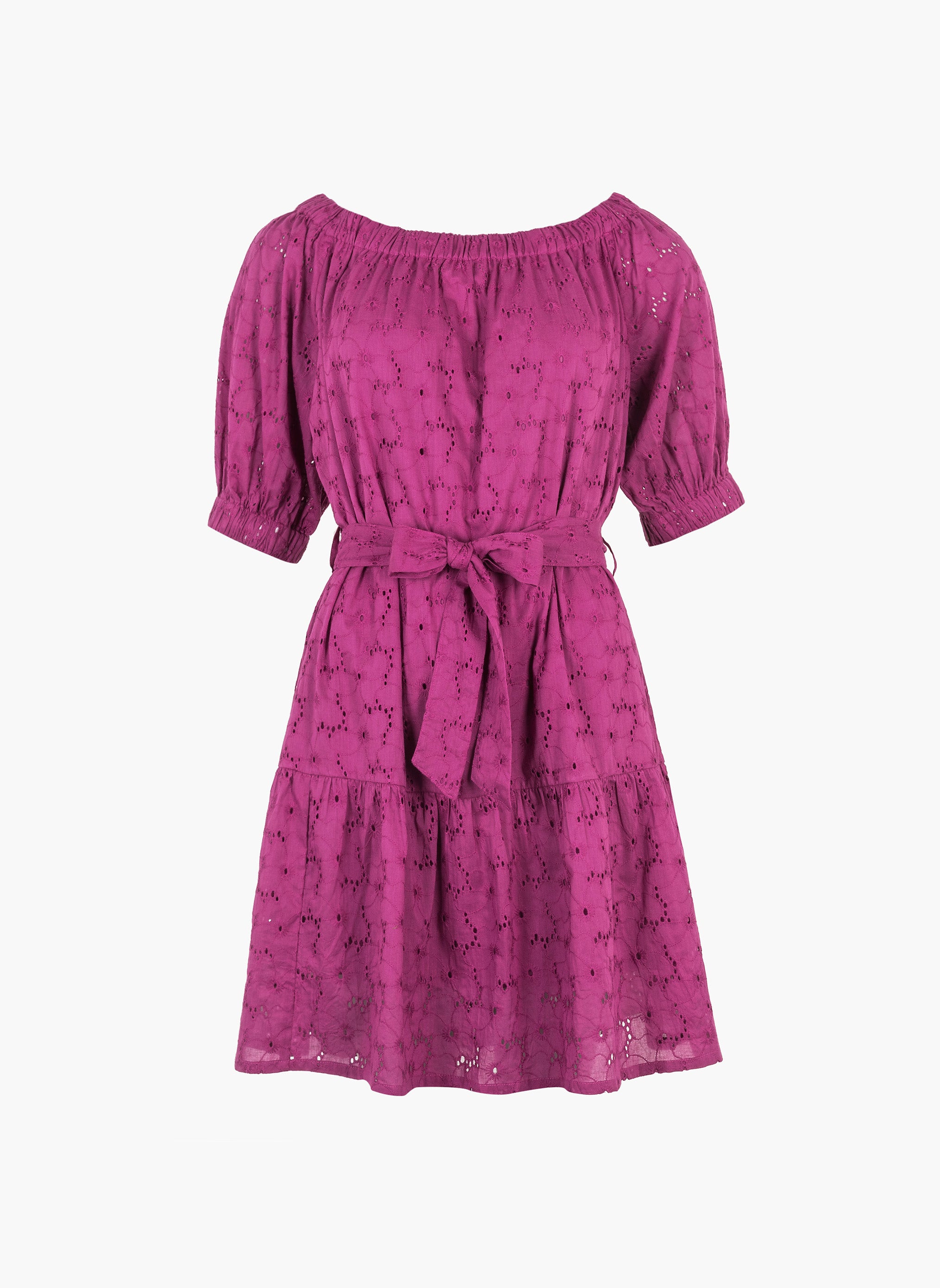 OVIANY SHORT DRESS in violet