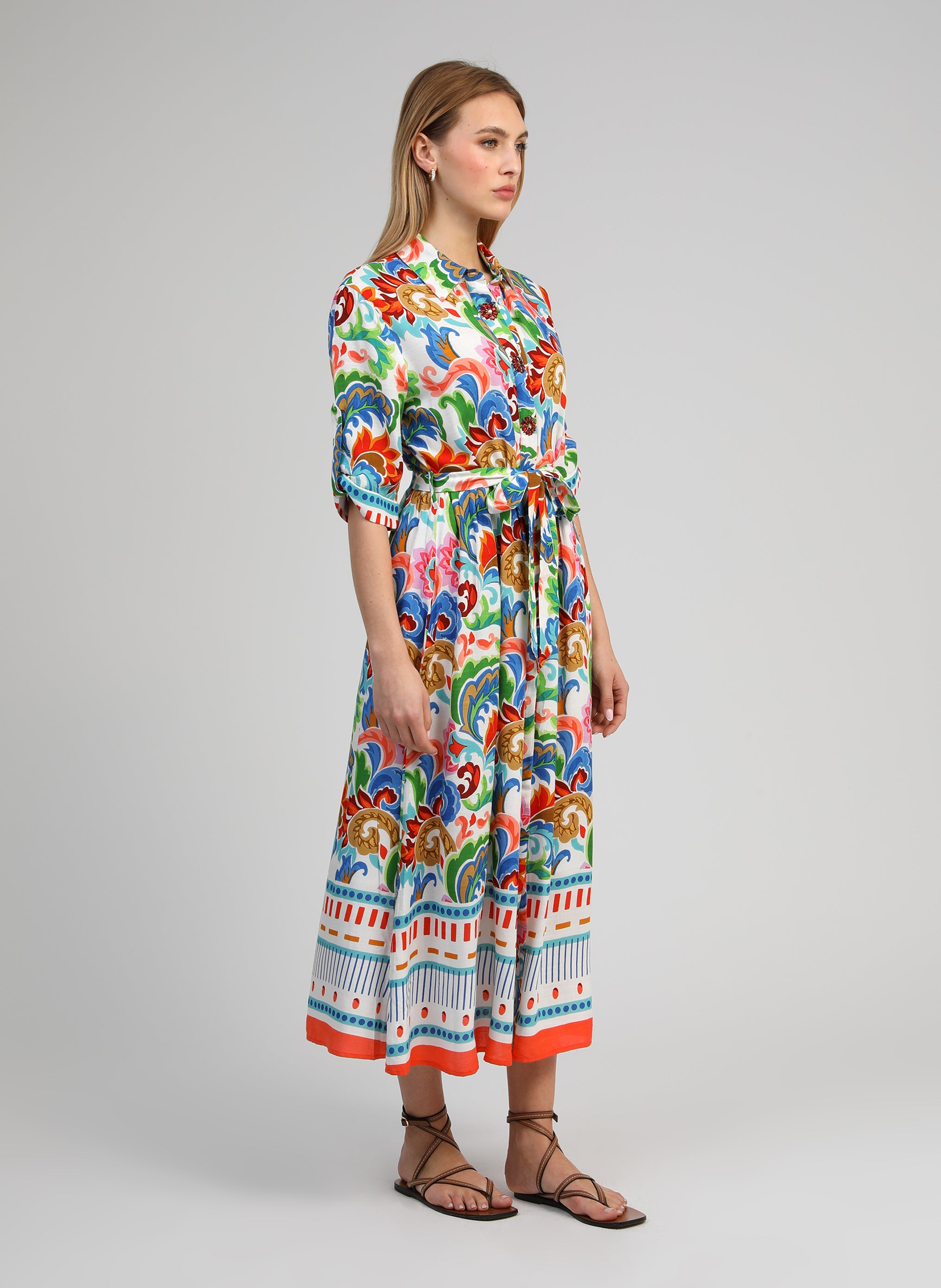 ROBE LONGUE OVINTALA lanzi multico