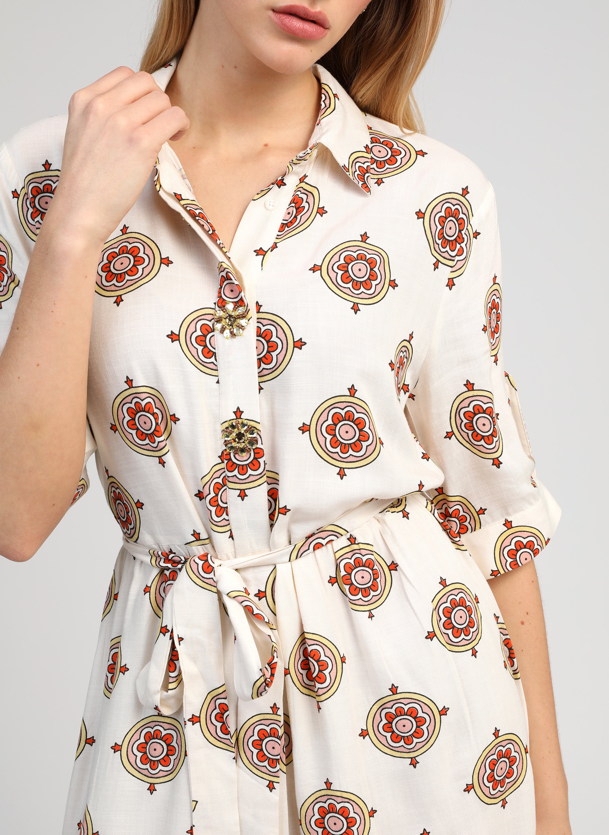 ROBE LONGUE OVINTALA diwan orange