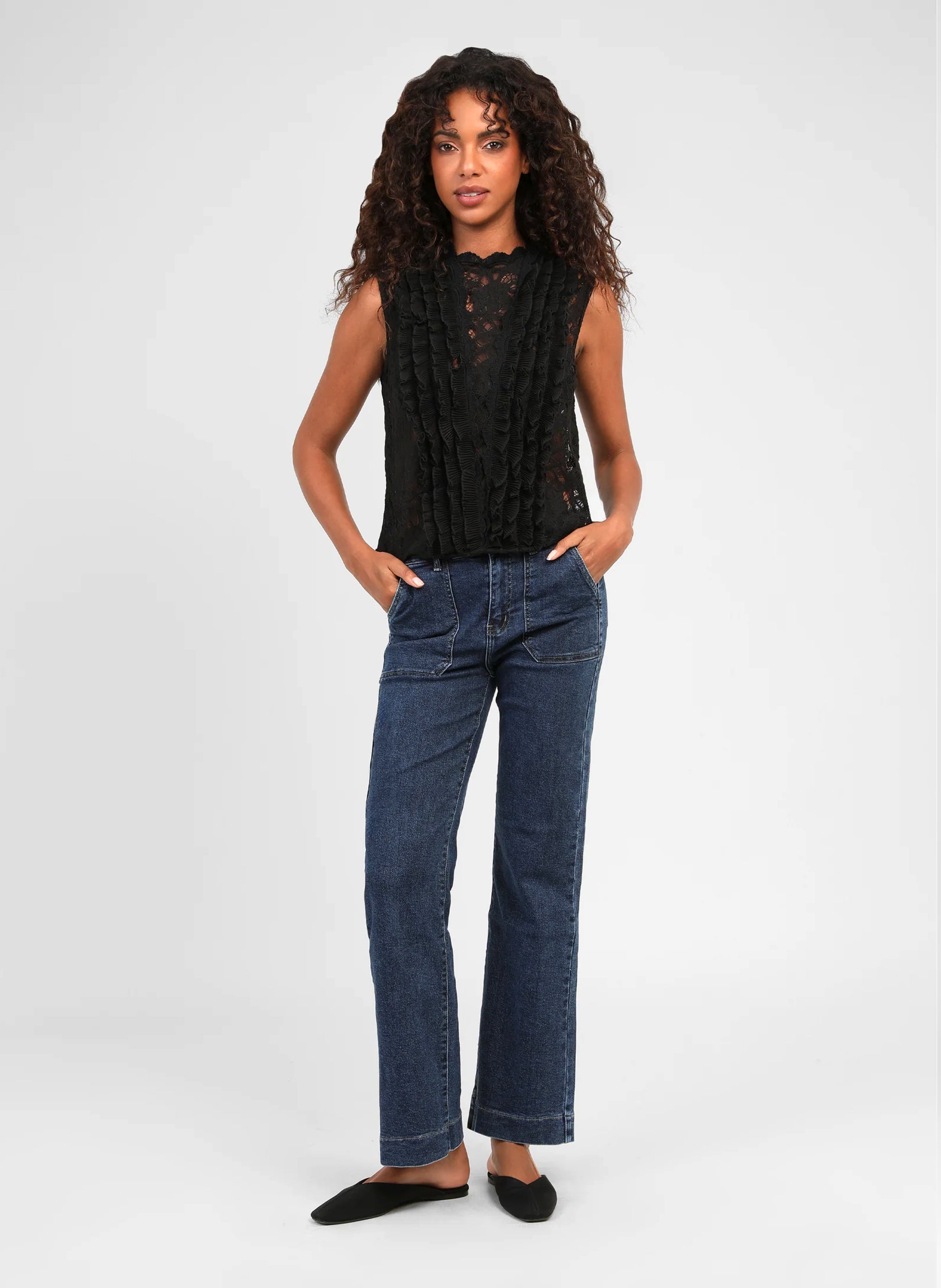 PANTALONES PARMY STONE azul piedra