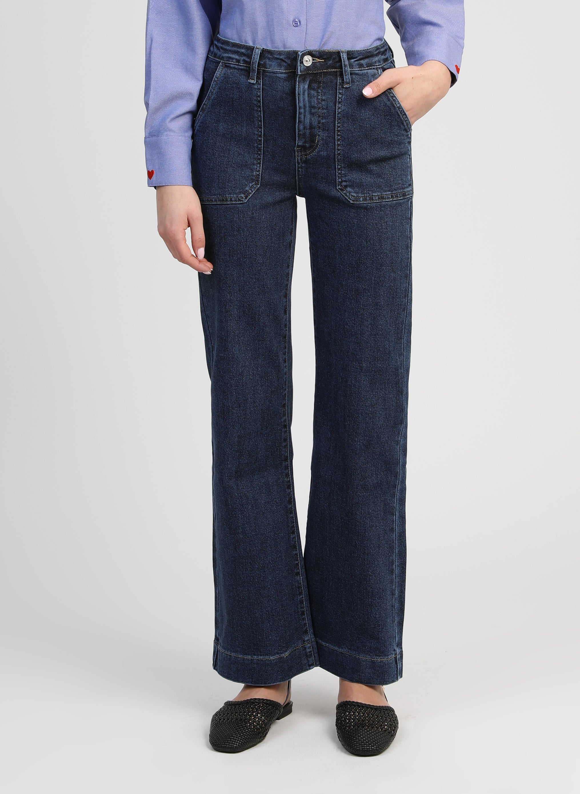 PANTALON PARMY STONE bleu stone