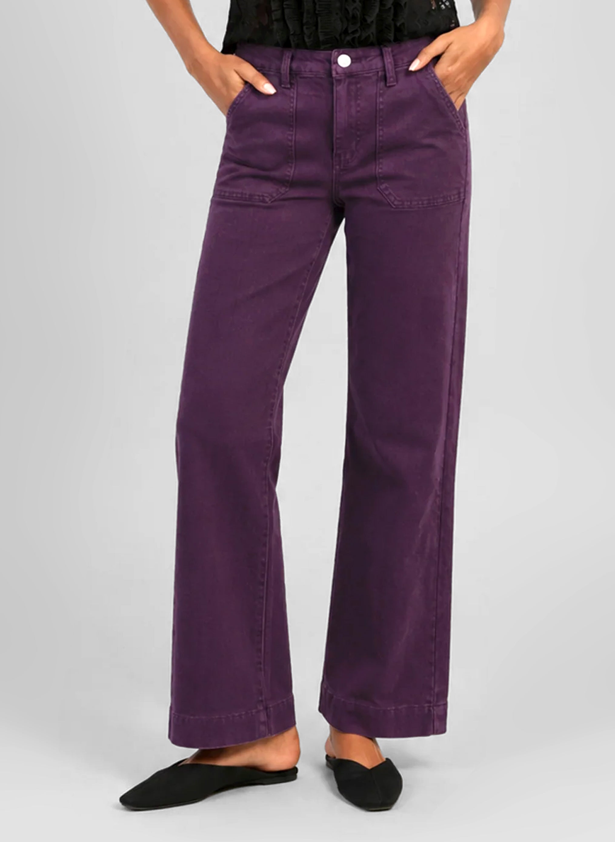 PANTALON PARMY aubergine