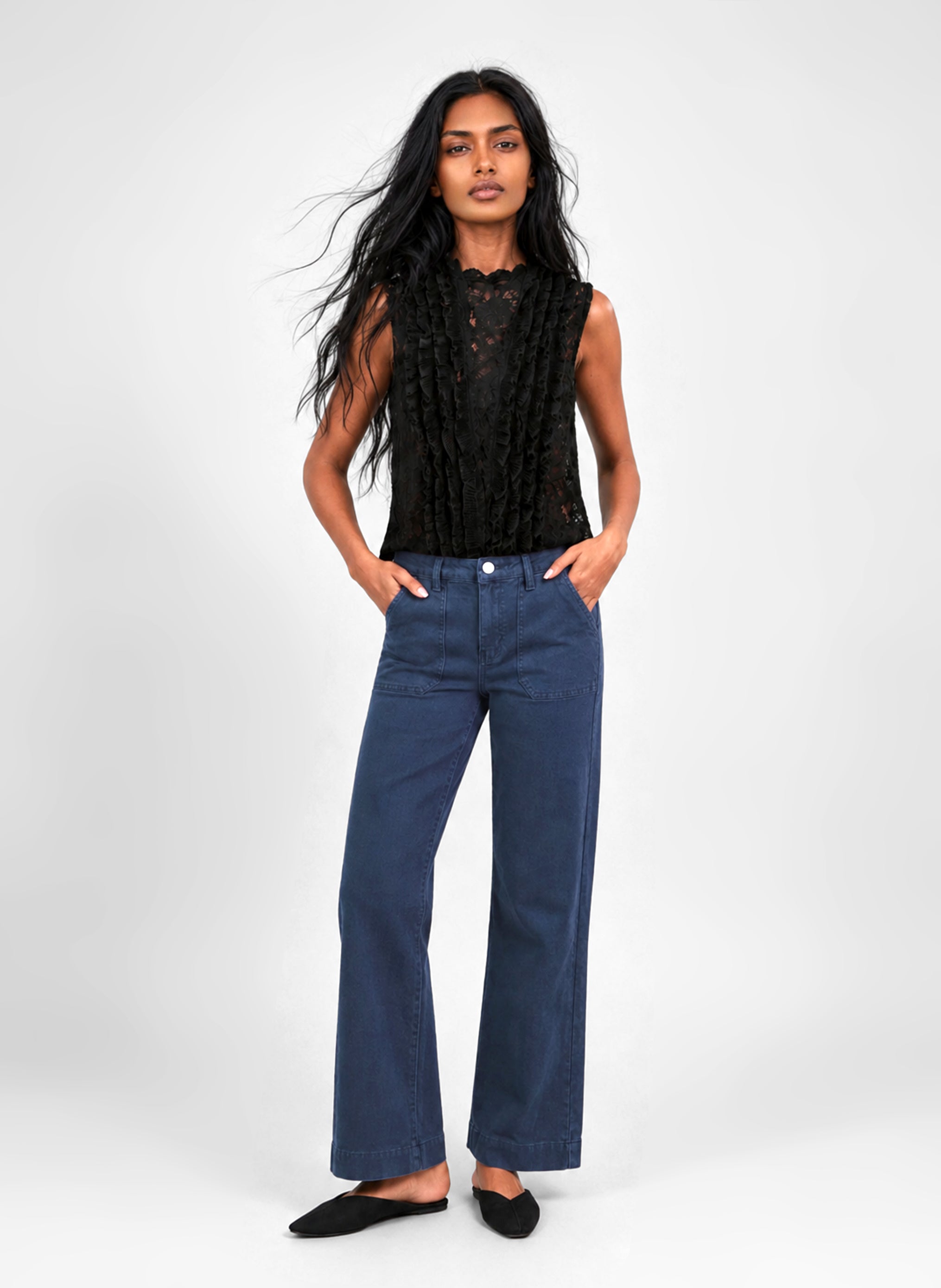 PANTALONES PARMY azul marino