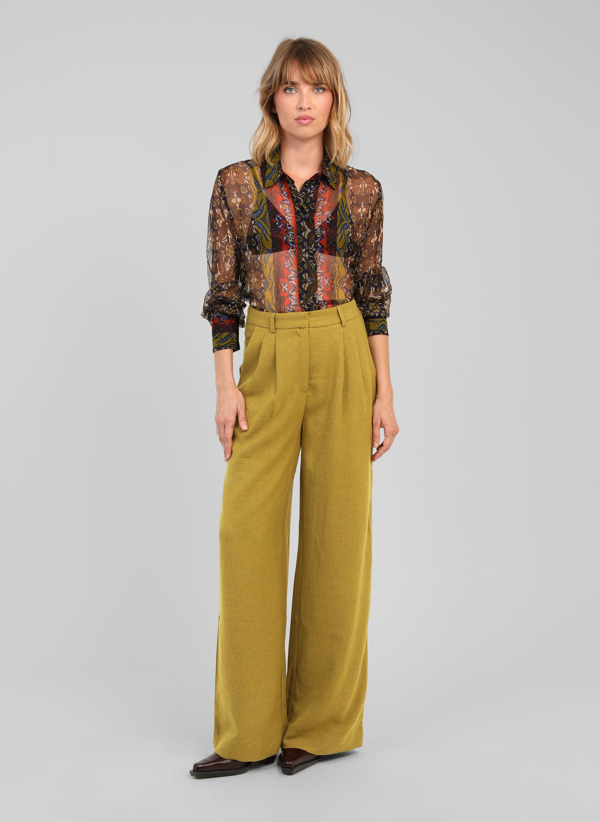 PANTALONES PERLA color absenta