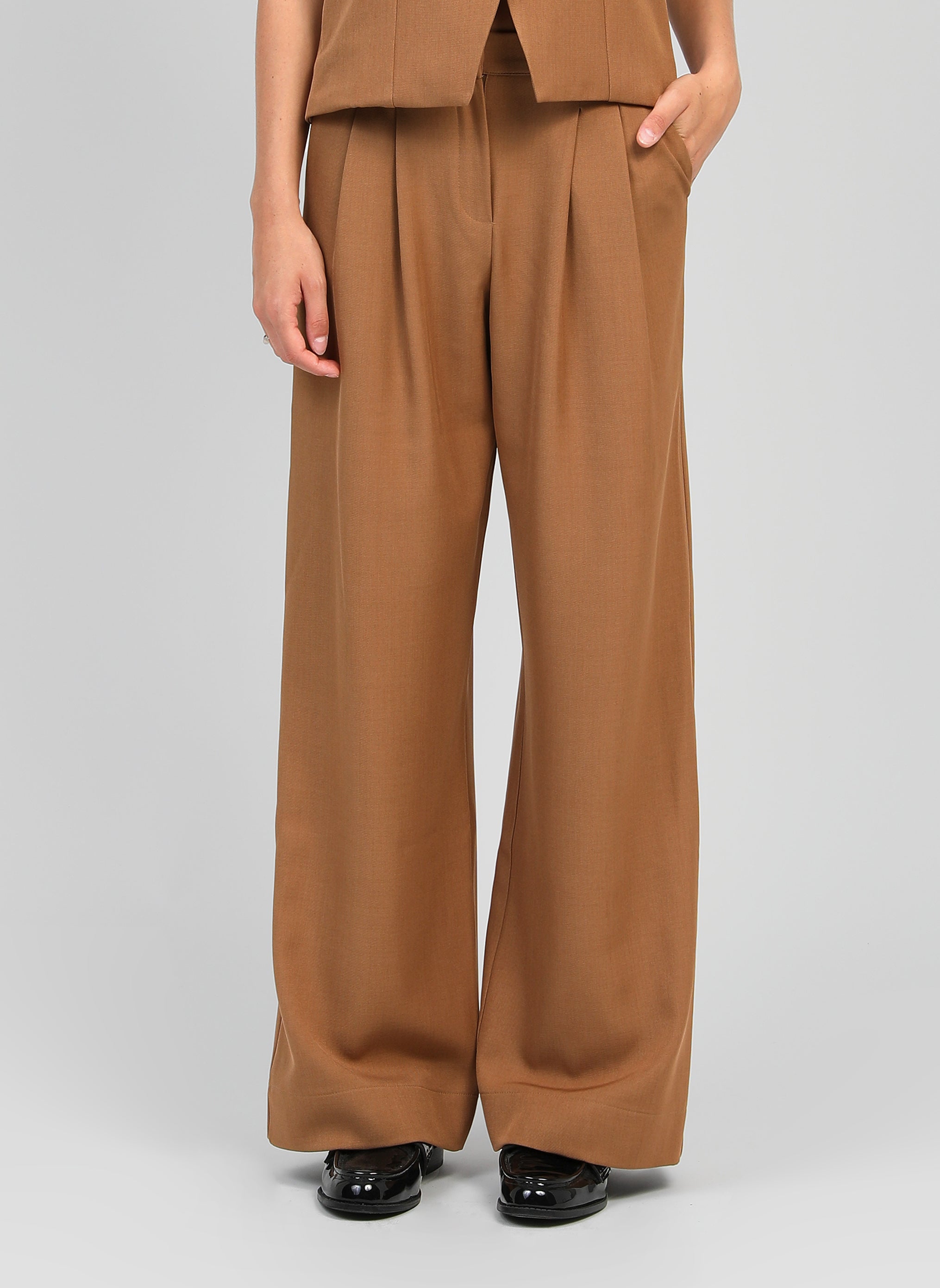 PANTALON PHELISE camel
